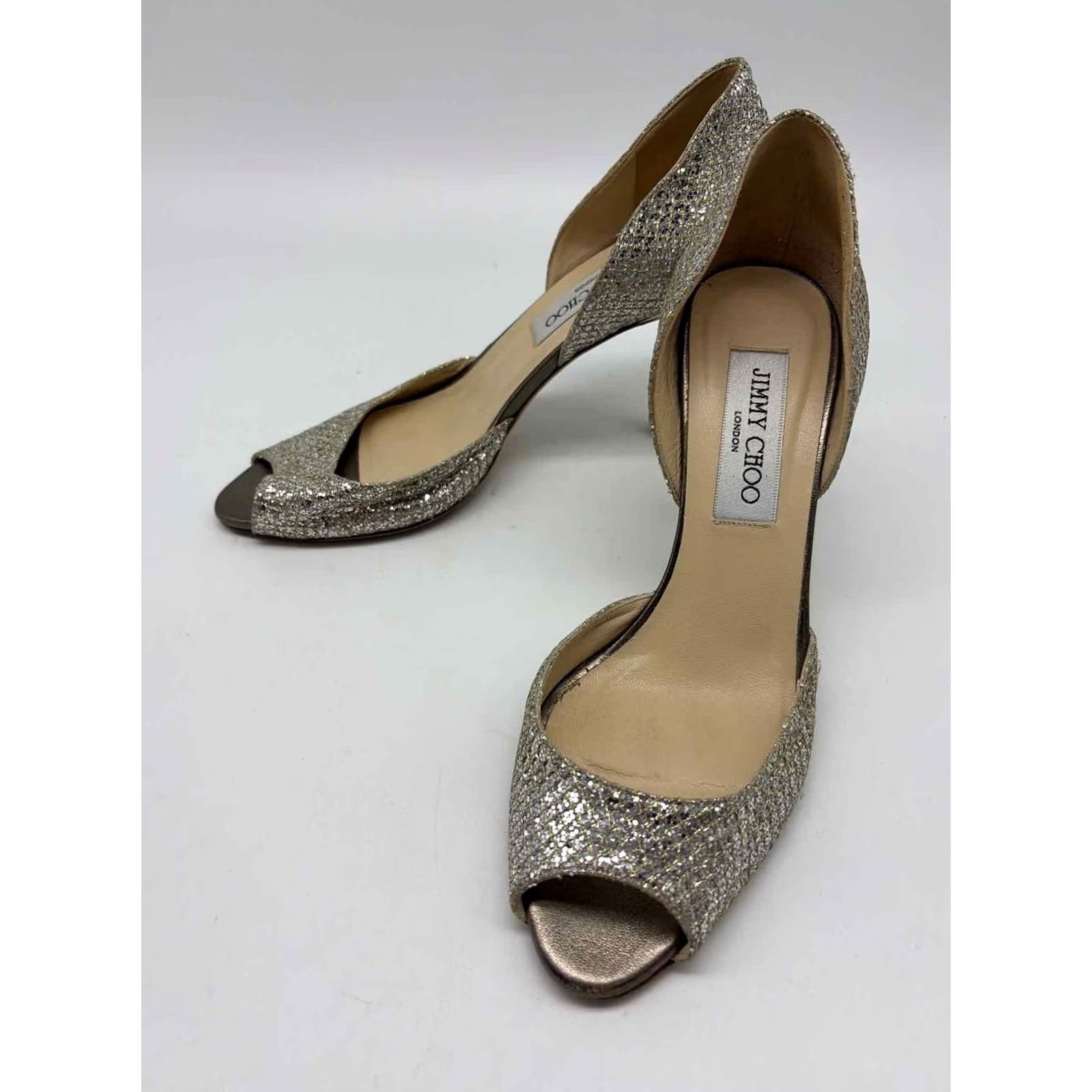 Jimmy Choo Jimmy Choo D'orsay Heels Silver Size 36 Pre-Owned Size US 6 / IT 36 - 2 Thumbnail
