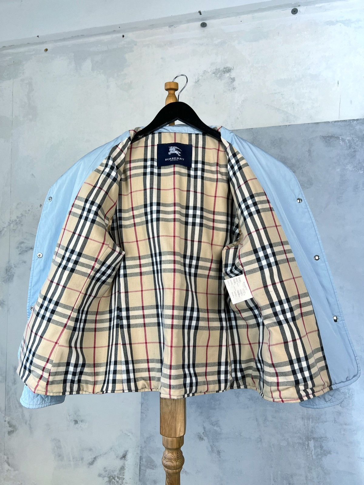 Burberry Burberry Blue Nova Check Quilted Jacket Size S - M 48 Size M / US 6-8 / IT 42-44 - 6 Thumbnail
