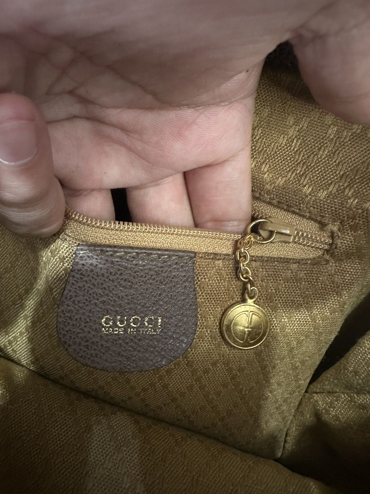 Designer × Gucci Vintage Gucci bamboo suede mini backpack Size ONE SIZE - 8 Thumbnail