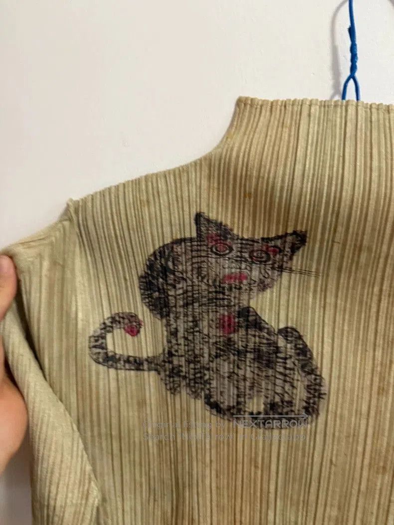 Issey Miyake Issey Miyake Vintage PP Tiger Cat Sweater . Size US M / EU 48-50 / 2 - 3 Thumbnail