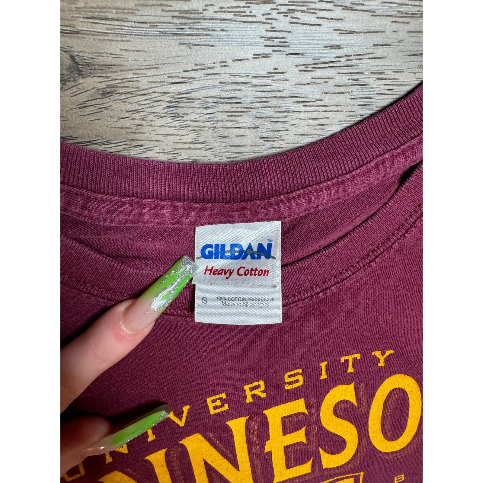 Gildan University of Minnesota Golden Gophers Short-Sleeved T-shirt Size US S / EU 44-46 / 1 - 3 Thumbnail