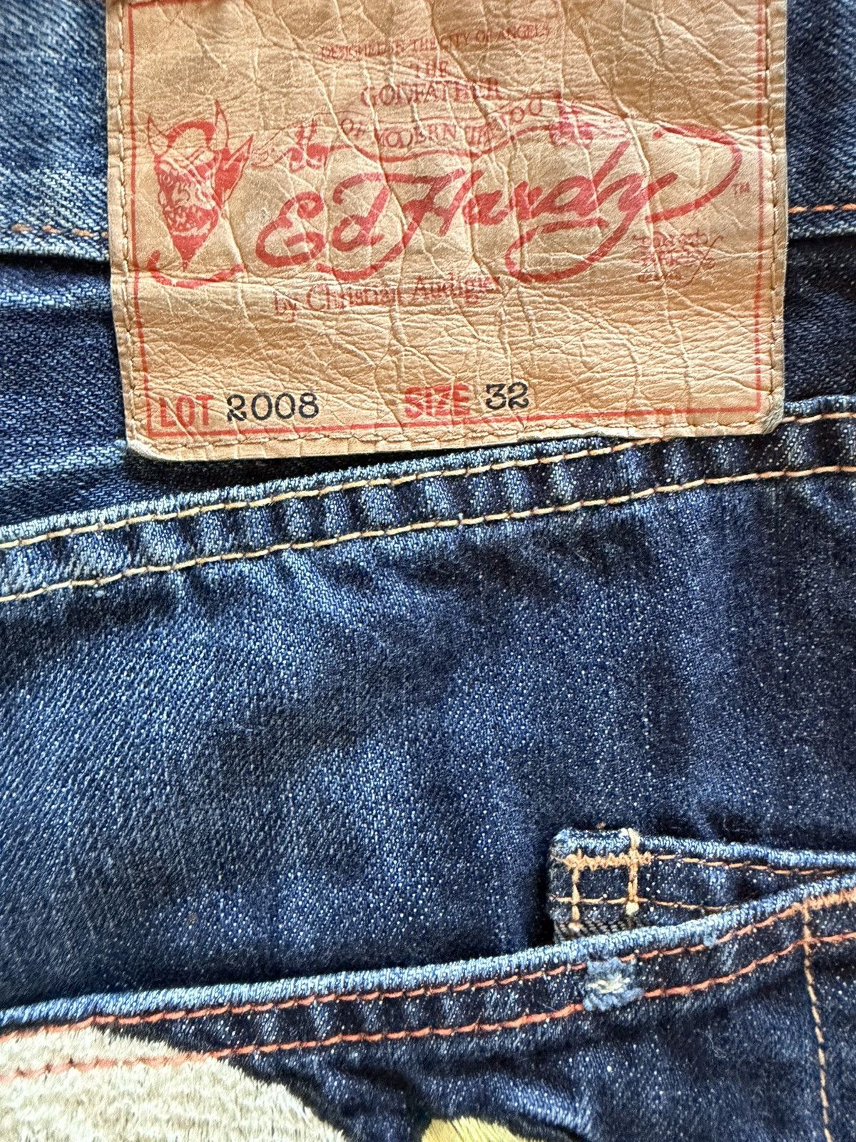 Ed Hardy Ed Hardy Vintage Spider Skull Bootcut Jeans Size US 32 / EU 48 - 11 Thumbnail