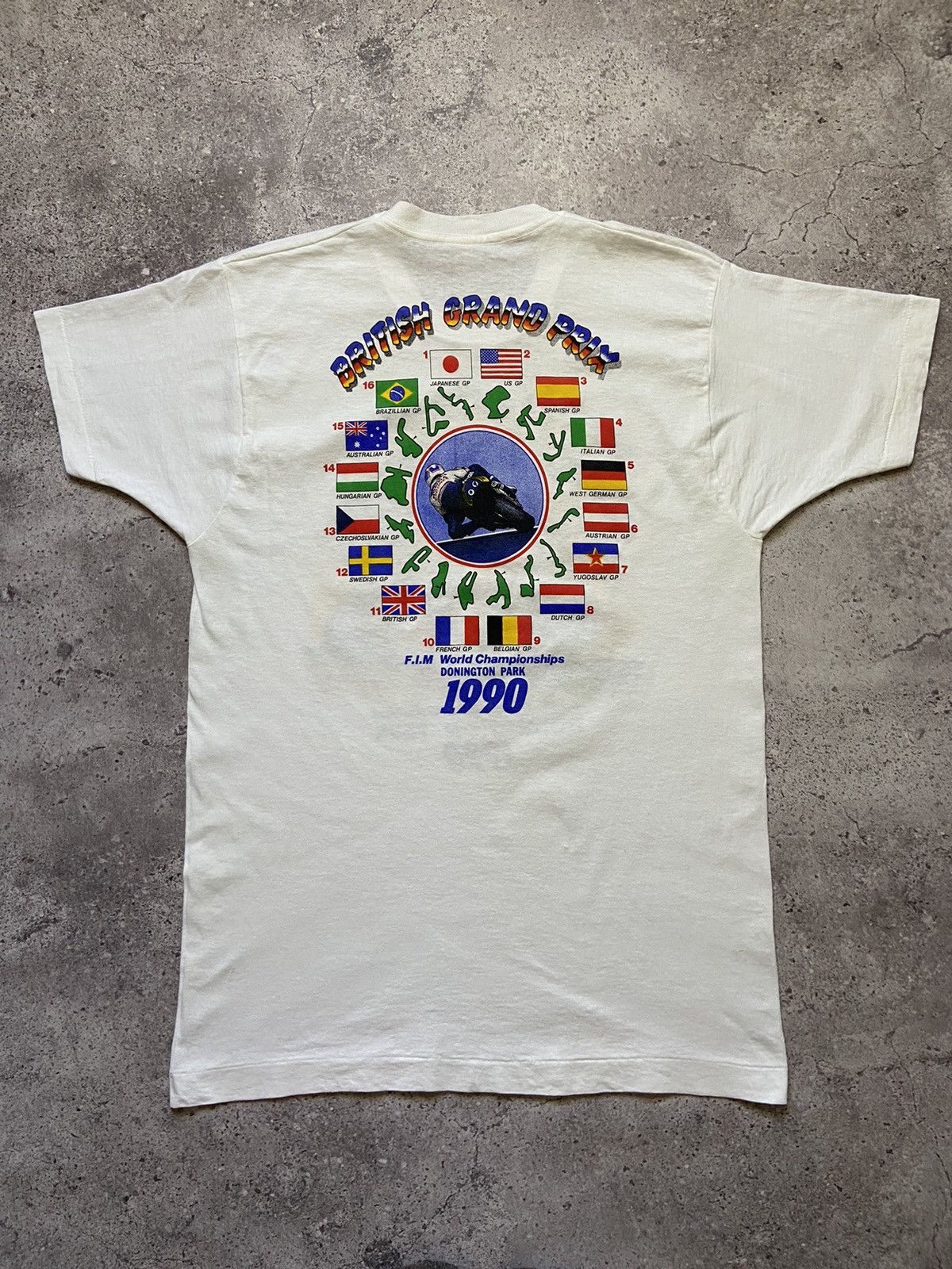 NASCAR VTG 1990 SUZUKI #34 LUCKY STRIKE Grandprix Tee Size US XL / EU 56 / 4 - 2 Thumbnail