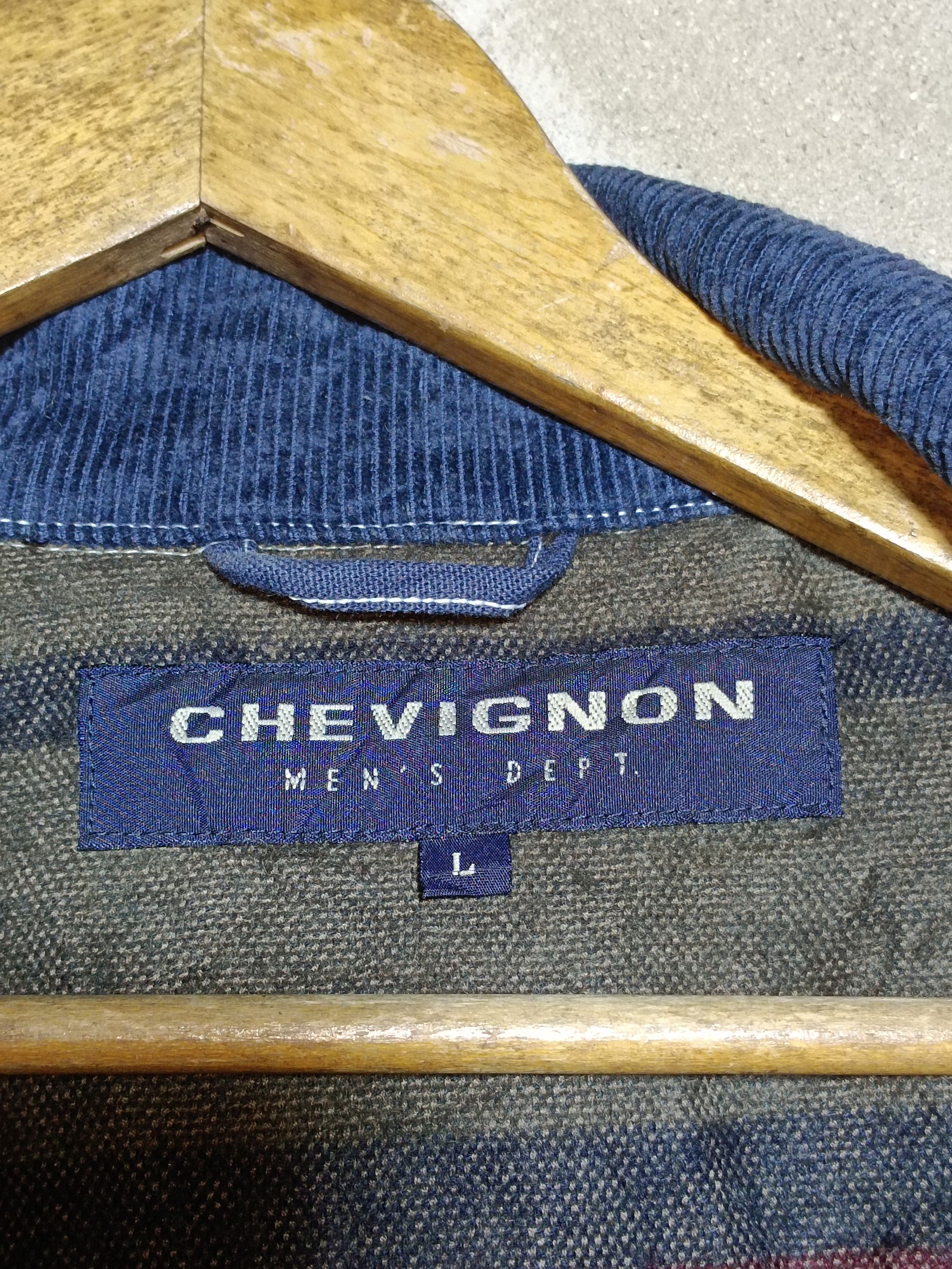 Chevignon × Vintage Vintage Chevignon Chrome Workers Jacket Coat Size US L / EU 52-54 / 3 - 7 Thumbnail