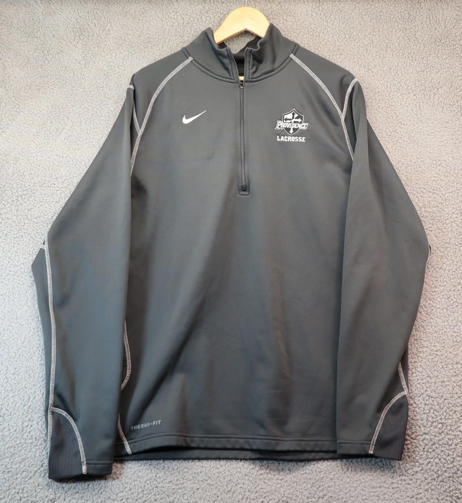Nike Providence Friars Men XL Lacrosse Dri-FIT 1/4 Zip Nike Therm Size ONE SIZE - 2 Thumbnail