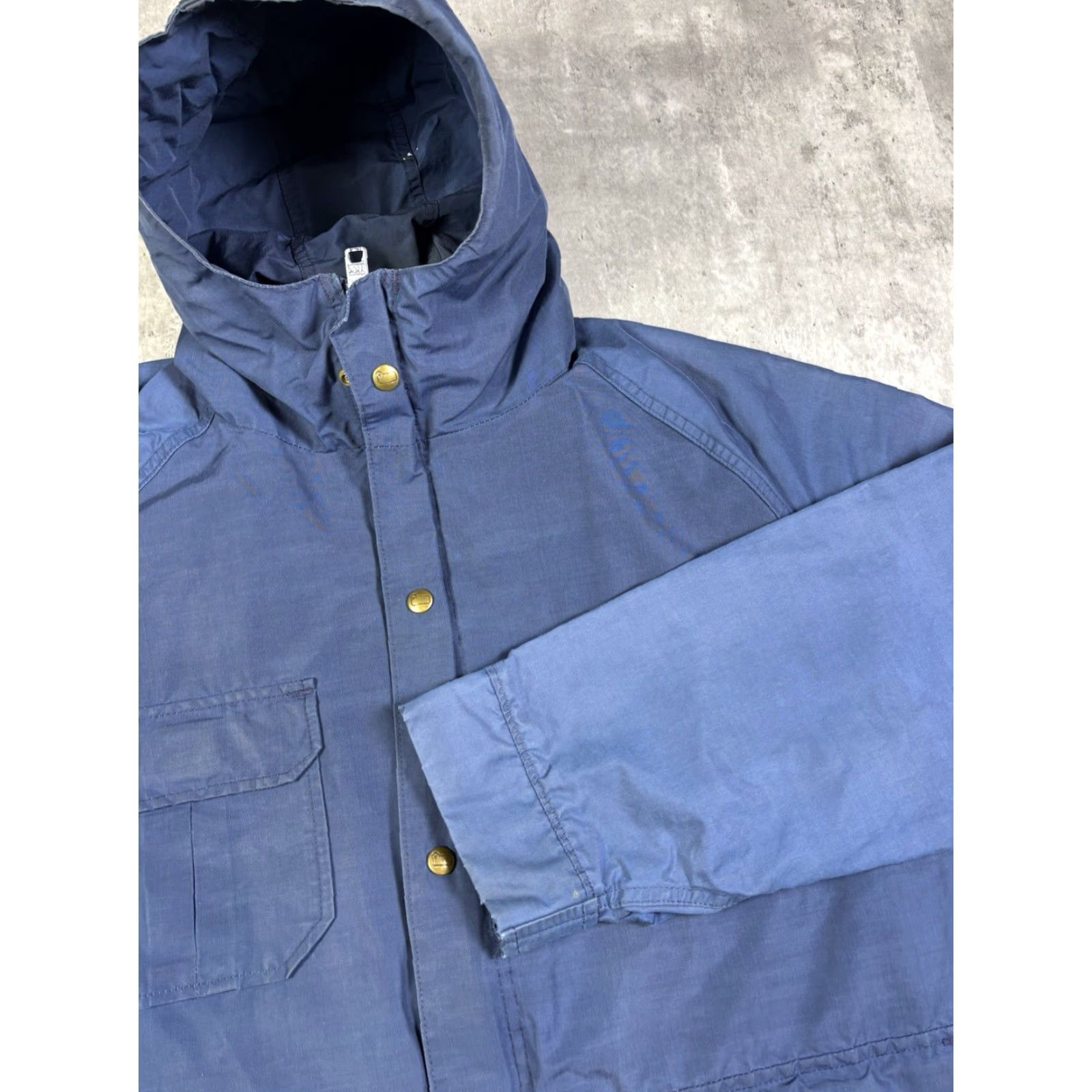 Vintage VINTAGE Woolrich Parka Jacket Full Zip Hooded Lined Pockets Blue Mens Large Size US L / EU 52-54 / 3 - 7 Thumbnail