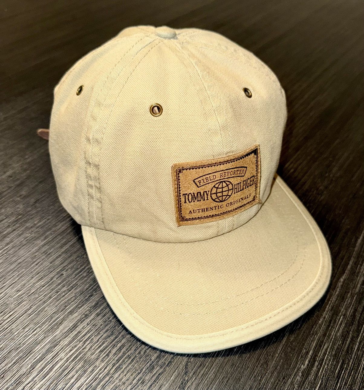 Tommy Hilfiger Vintage Tommy Hilfiger Field Reporter Canvas Strapback Hat Size ONE SIZE - 1 Thumbnail