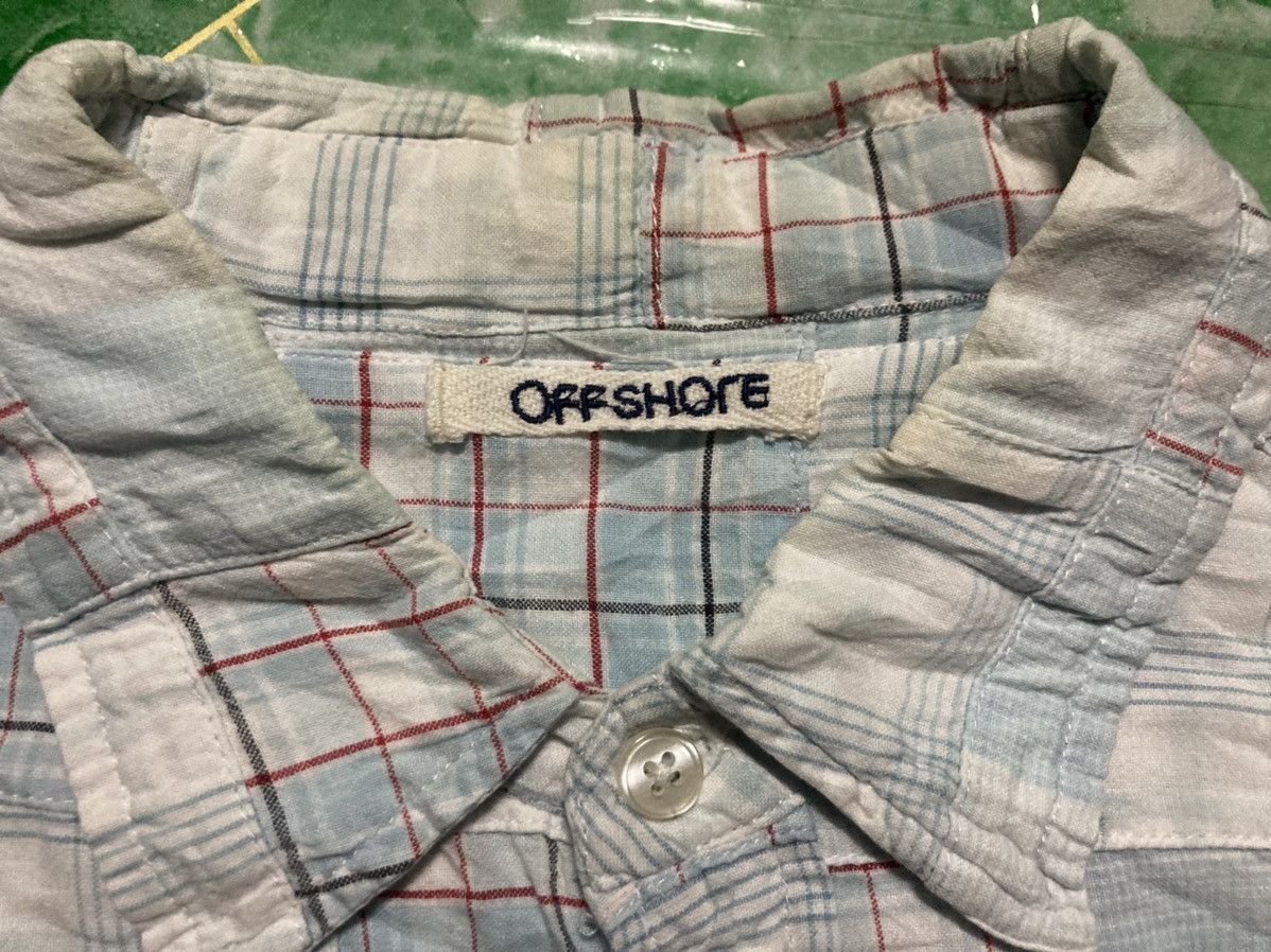 Designer Vintage Patchwork Bottom Shirt Off Shore Size US M / EU 48-50 / 2 - 2 Thumbnail