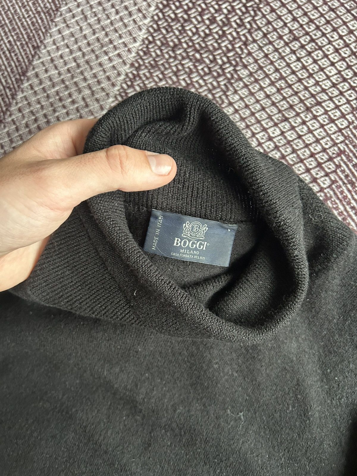 Boggi Boggi Milano Classic Golf Sweater Unisex Wool Made in Italy Size US S / EU 44-46 / 1 - 6 Thumbnail
