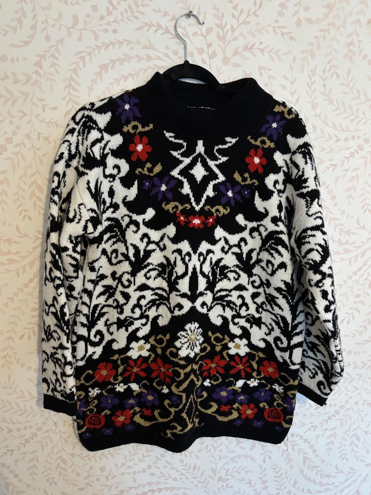 Unknown London Vintage 80's Pointsettia Ugly Christmas Sweater XL Size XL / US 12-14 / IT 48-50 - 1 Thumbnail