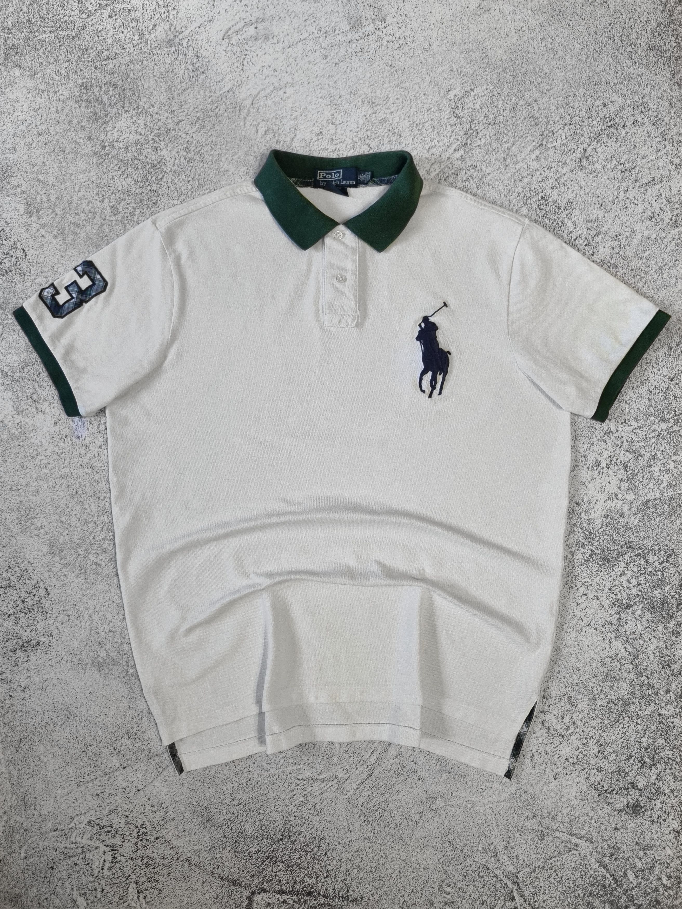 Polo Ralph Lauren Vintage Polo Ralph Lauren Big Pony Plaid 3 Polo T-Shirt Size US XL / EU 56 / 4 - 1 Thumbnail