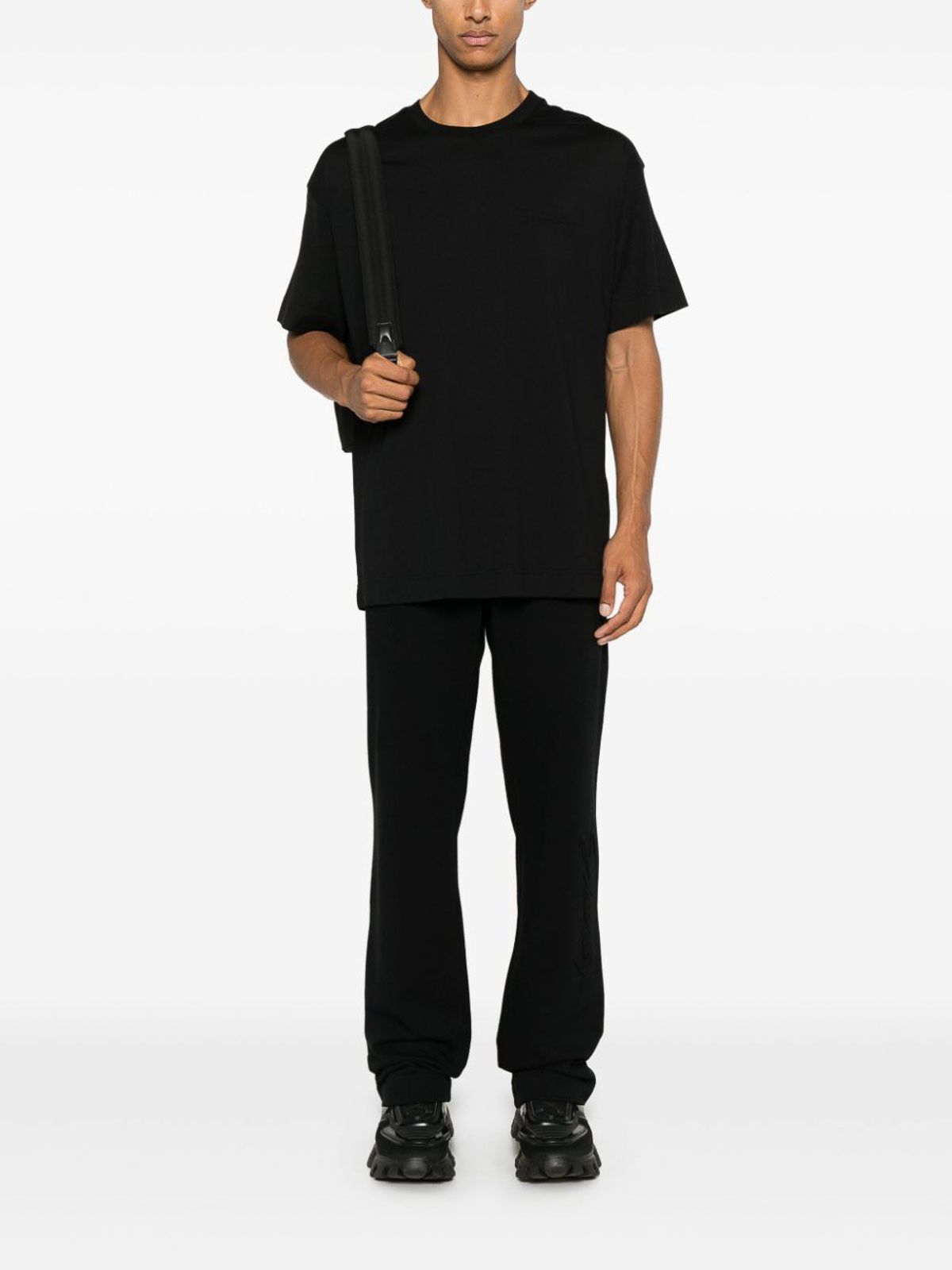 Givenchy o1w1db10326 Standard Short Sleeve T-Shirt in Black Size US L / EU 52-54 / 3 - 2 Thumbnail
