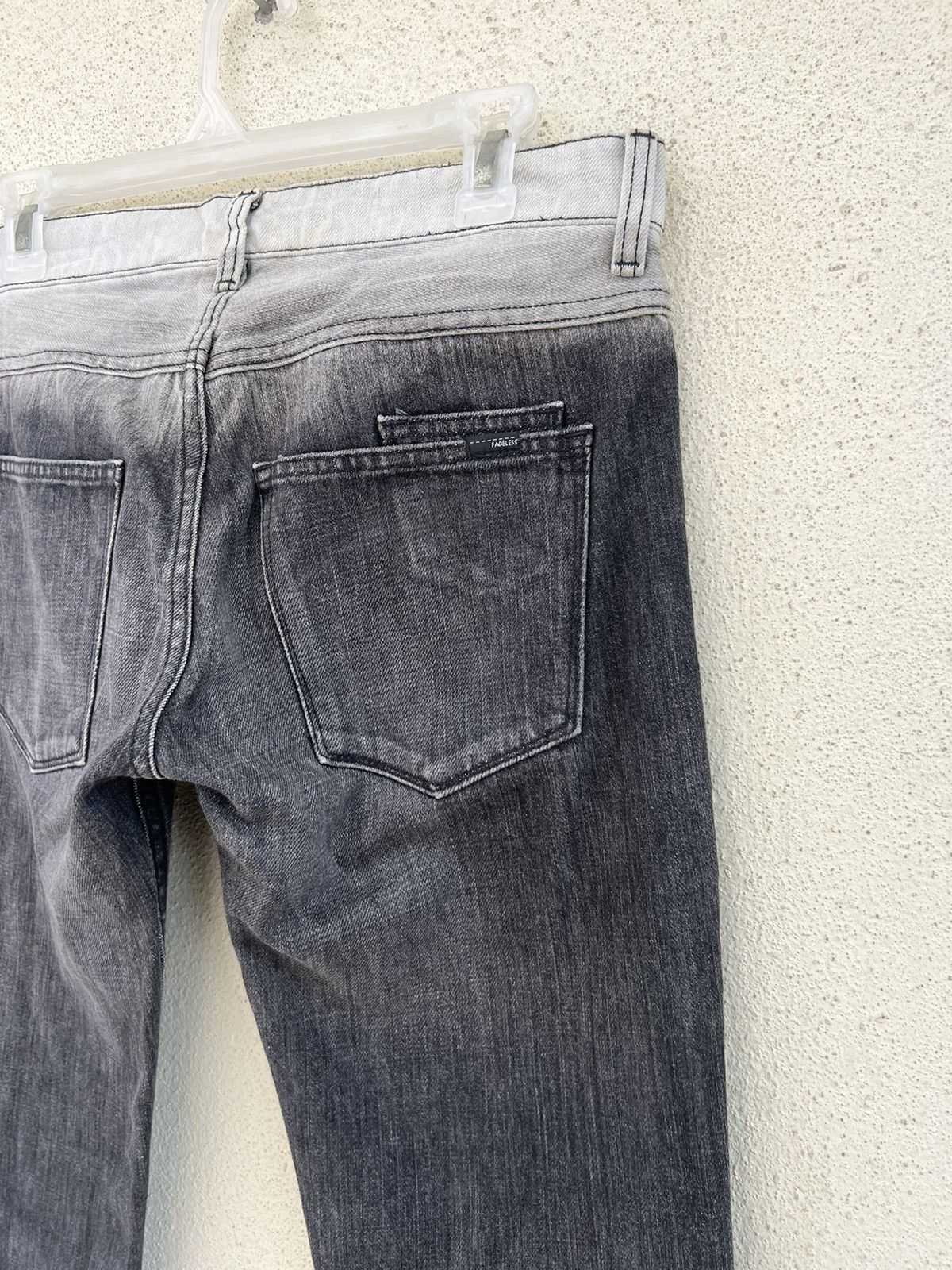 Fadeless Fadeless Japan Two Tones Denim Slim Jeans Size US 29 - 18 Thumbnail