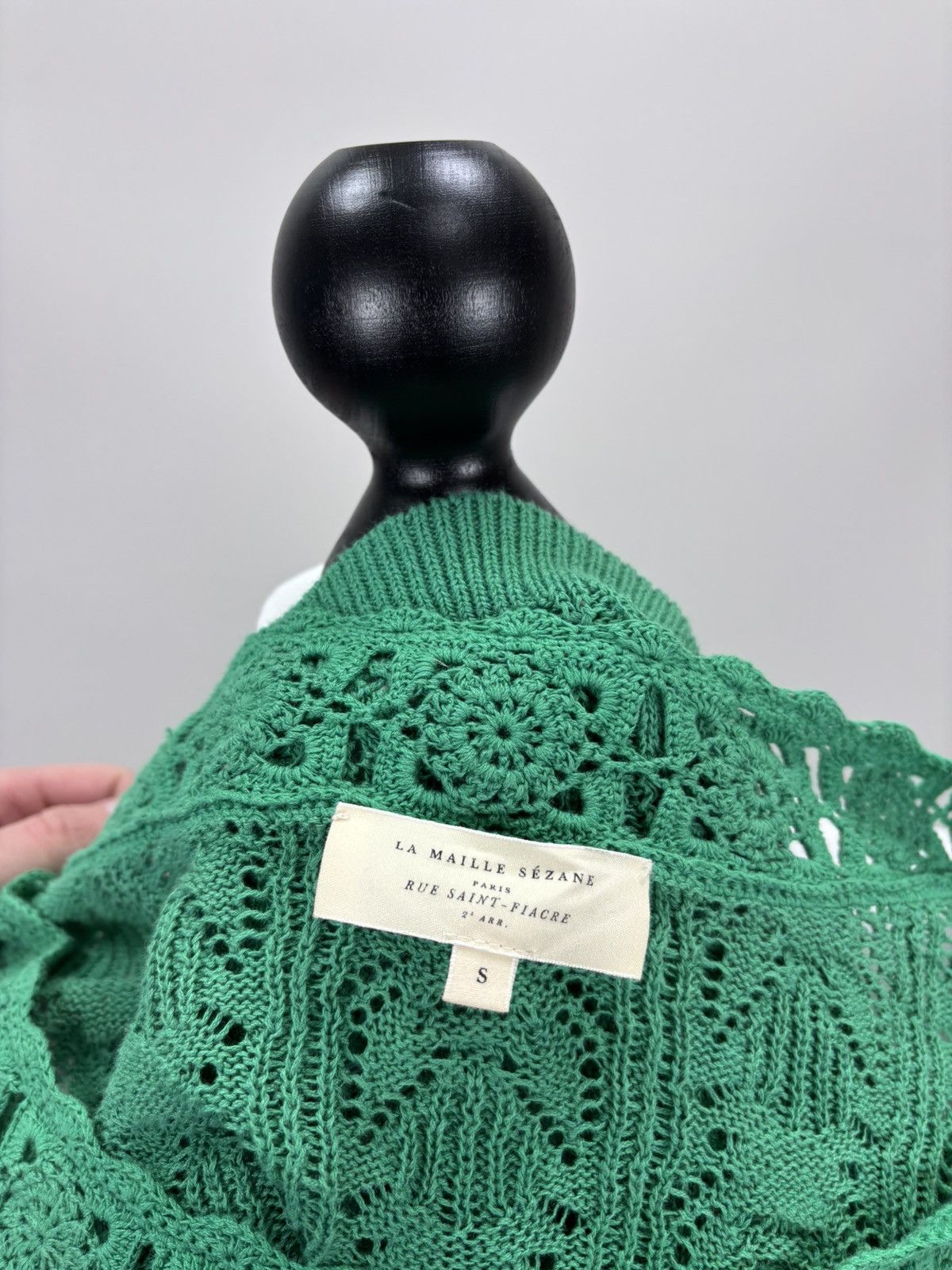 Sezane Womens sweater Sezane Size S Color Green Size S / US 4 / IT 40 - 10 Thumbnail