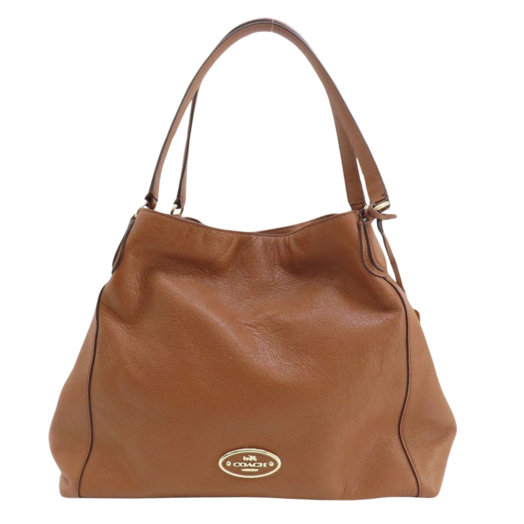 image of Coach Edie Handbag in Brown, Women's