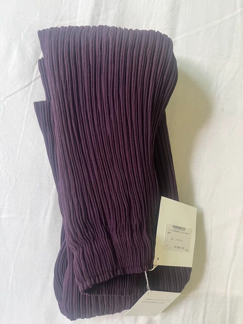 Other Issey Miyake size:2 Purple toothpick skirt Size 22" - 5 Thumbnail