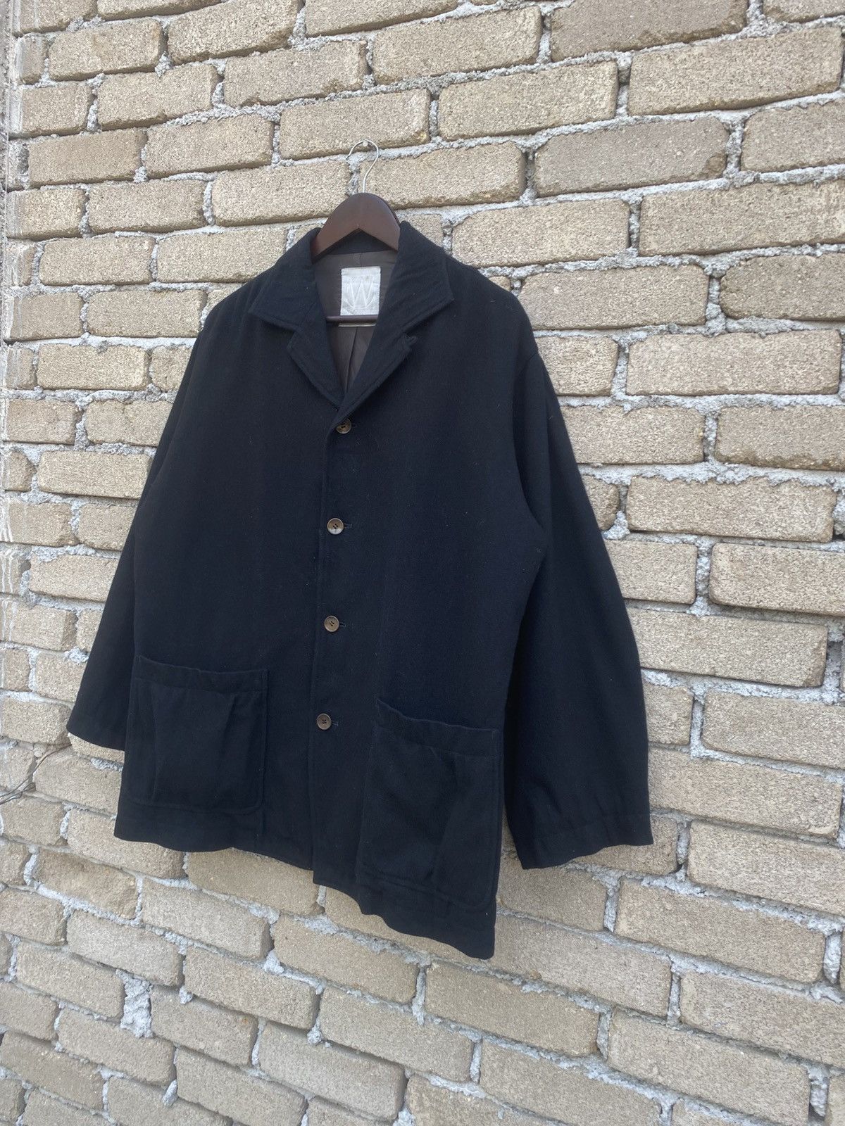 Yohji Yamamoto Workshop by Yohji Yamamoto Button Up Jacket In Wool Size US L / EU 52-54 / 3 - 4 Thumbnail