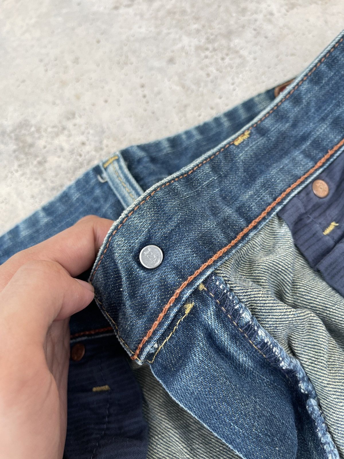 Levi's × Levi's Vintage Clothing × Vintage Levi’s Red Vintage Y2K Faded Blue Denim Jeans Size US 32 / EU 48 - 16 Thumbnail