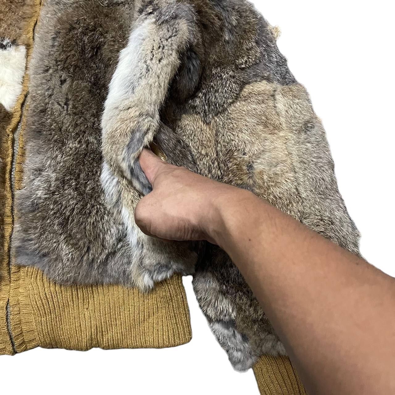 Japanese Brand Vintage Pret Pul Mermaid Rabbit Fur Bomber Jacket Size S / US 4 / IT 40 - 4 Thumbnail