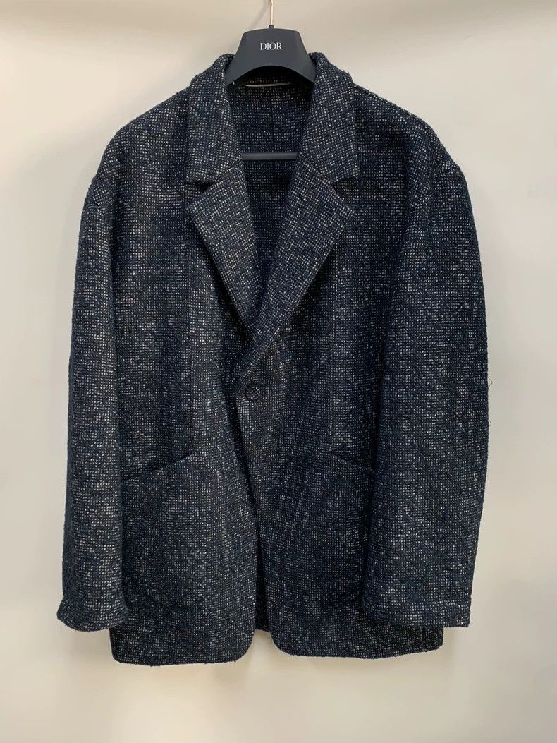 Dior Dior Aw23 menswear show look31 single-grain button tweed lo Size US M / EU 48-50 / 2 - 2 Thumbnail