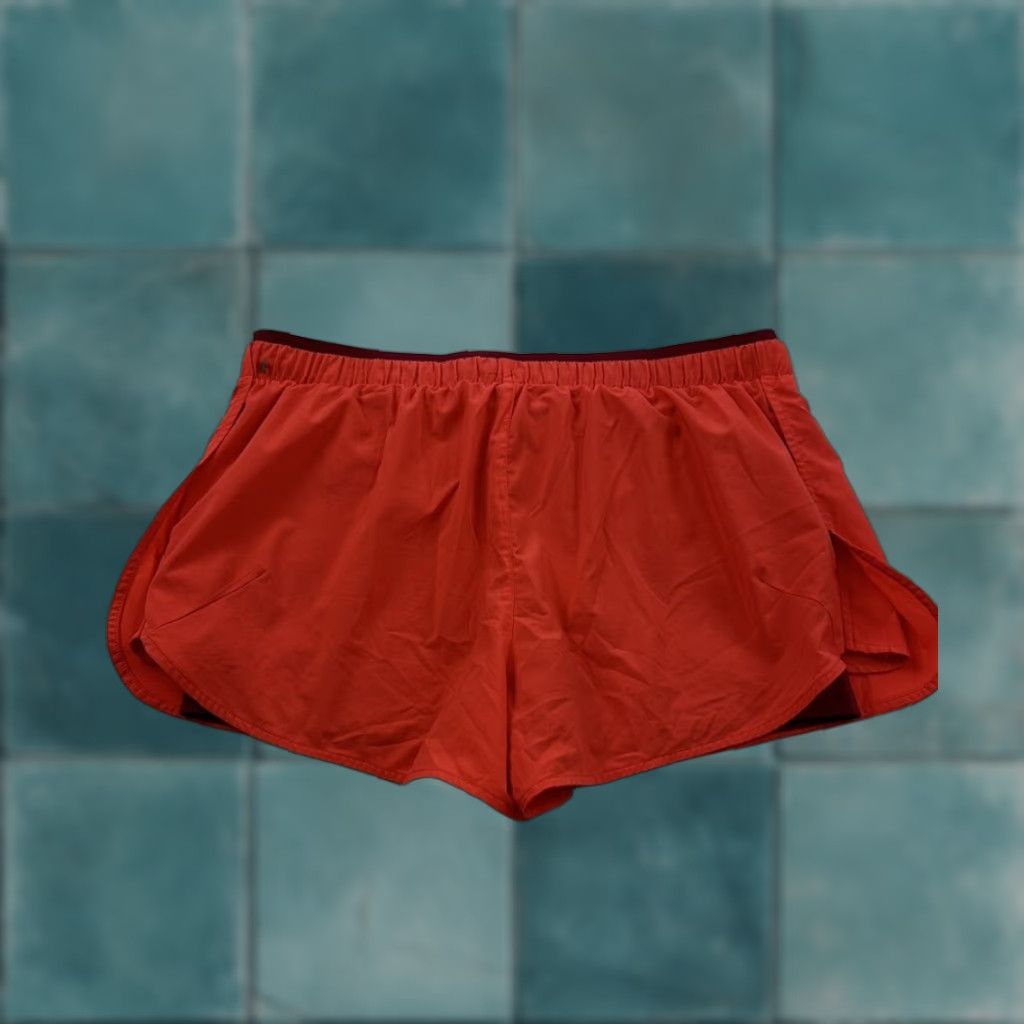 Nike Nike Shorts Women’s XL Orange 3in Dri-Fit Athletic Cross Training Running Gym Women Size 40" / US 18 - 1 Thumbnail