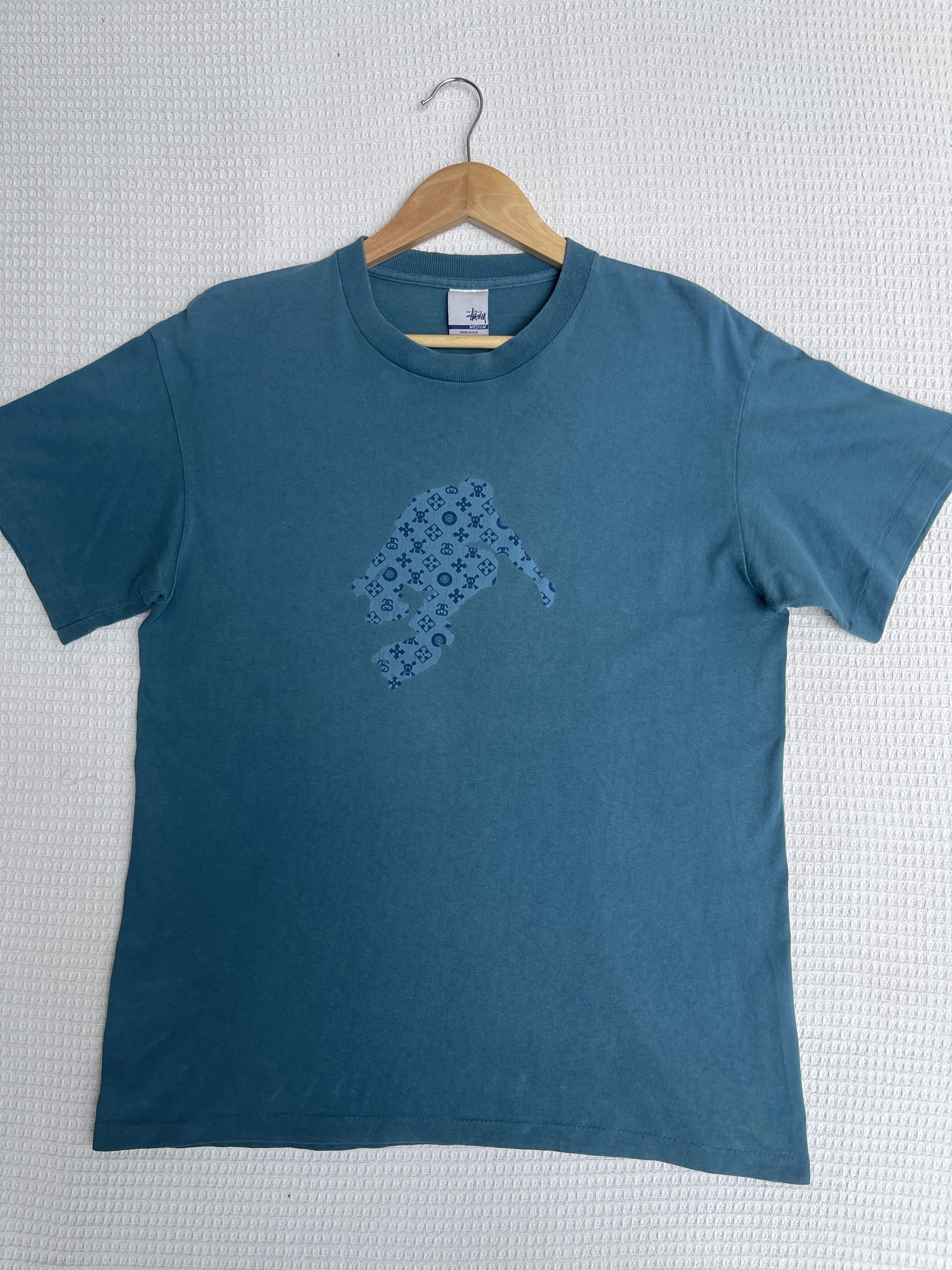 Stussy Last Drop🔥Rare🔥Vintage 90s Stussy Skateboards Monogram Tee Size US M / EU 48-50 / 2 - 10 Thumbnail