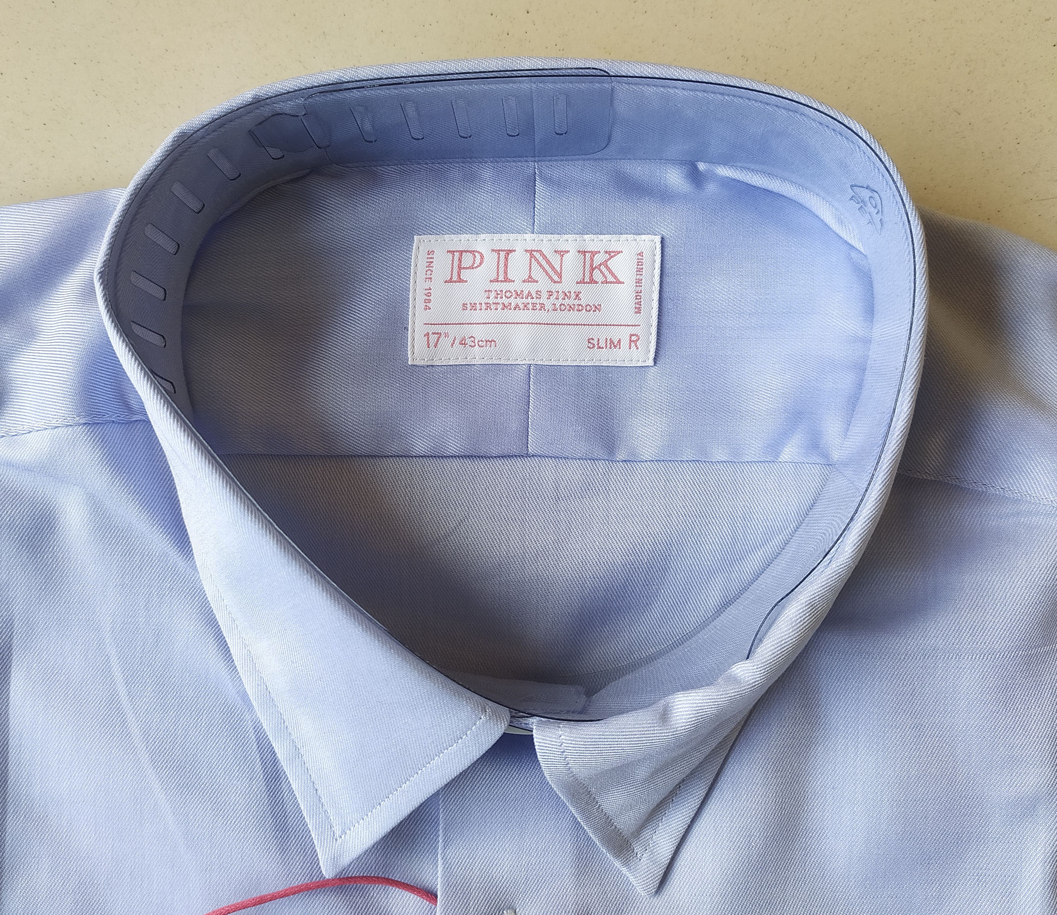 Thomas Pink Thomas Pink Formal Bi-Color Shirt Free Shipping T/139 Size US L / EU 52-54 / 3 - 4 Thumbnail
