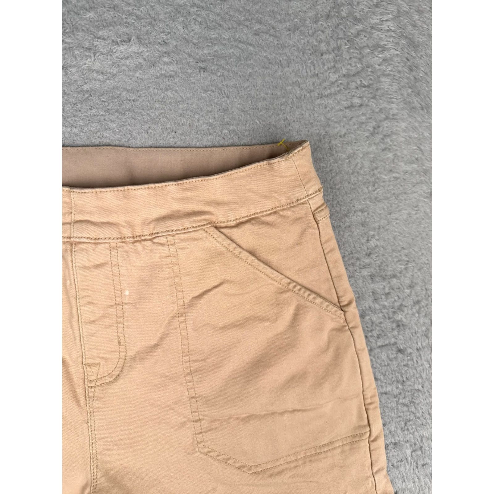 Nautica Nautica Jeans Shorts Womens Medium Beige Chino Twill Elastic Waist Summer 30x5.5 Size 32" / US 10 / IT 46 - 5 Thumbnail