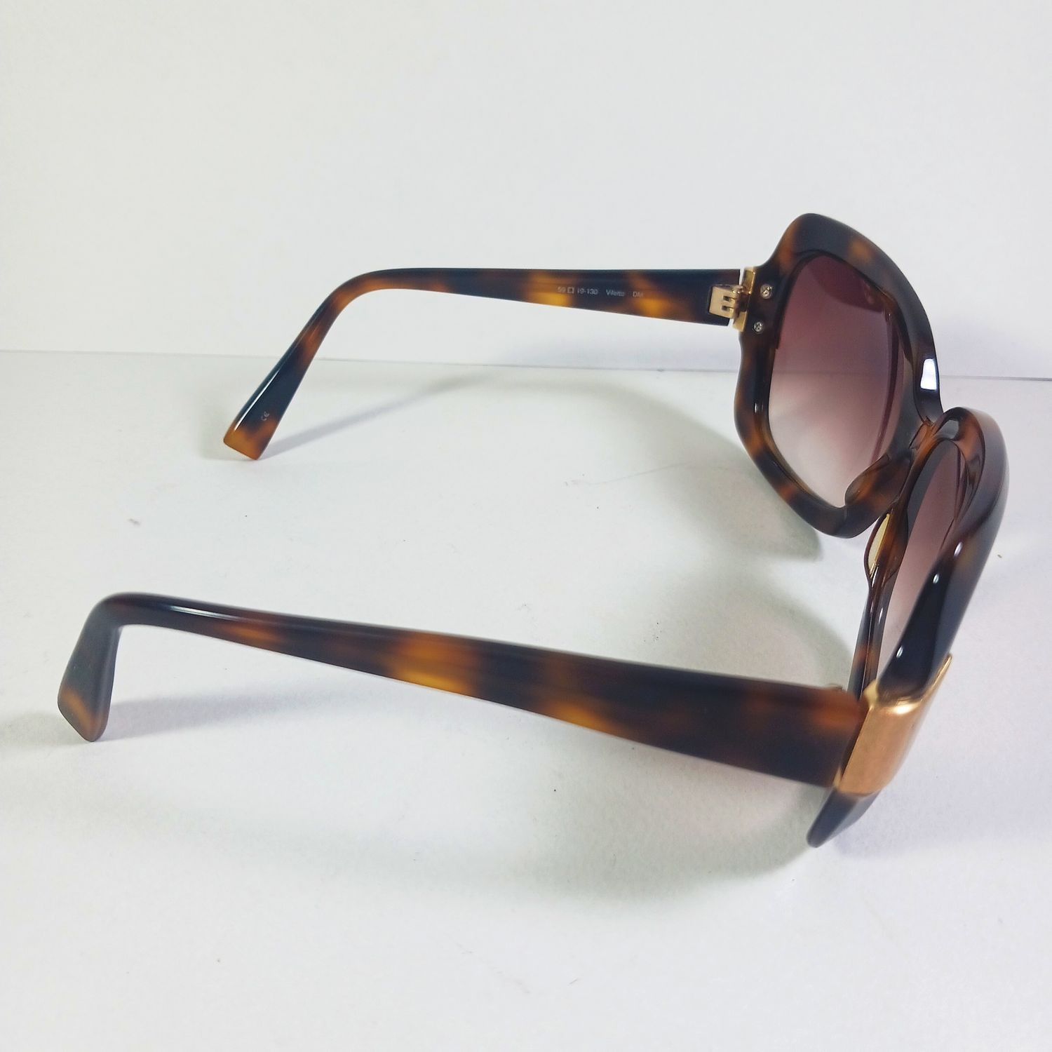 Oliver Peoples Oliver Peoples Vilette Tortoise Brown/Gold Sunglasses w/Case Size ONE SIZE - 8 Thumbnail