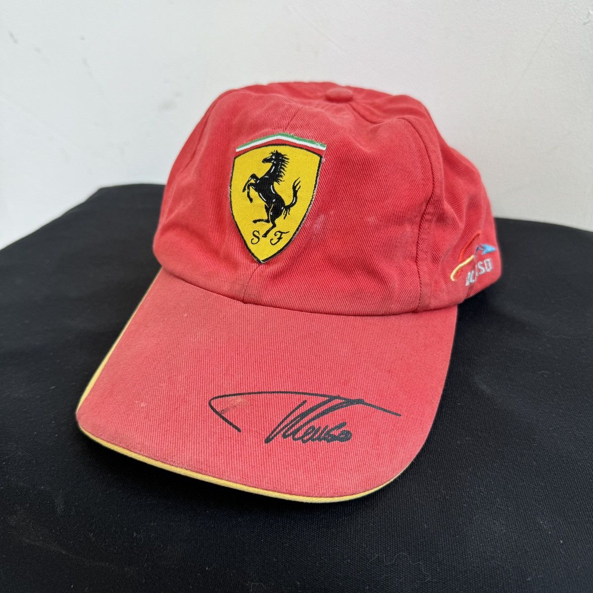 Ferrari Vintage Ferrari Racing Brandon Sunfaded Cap Size ONE SIZE - 4 Thumbnail