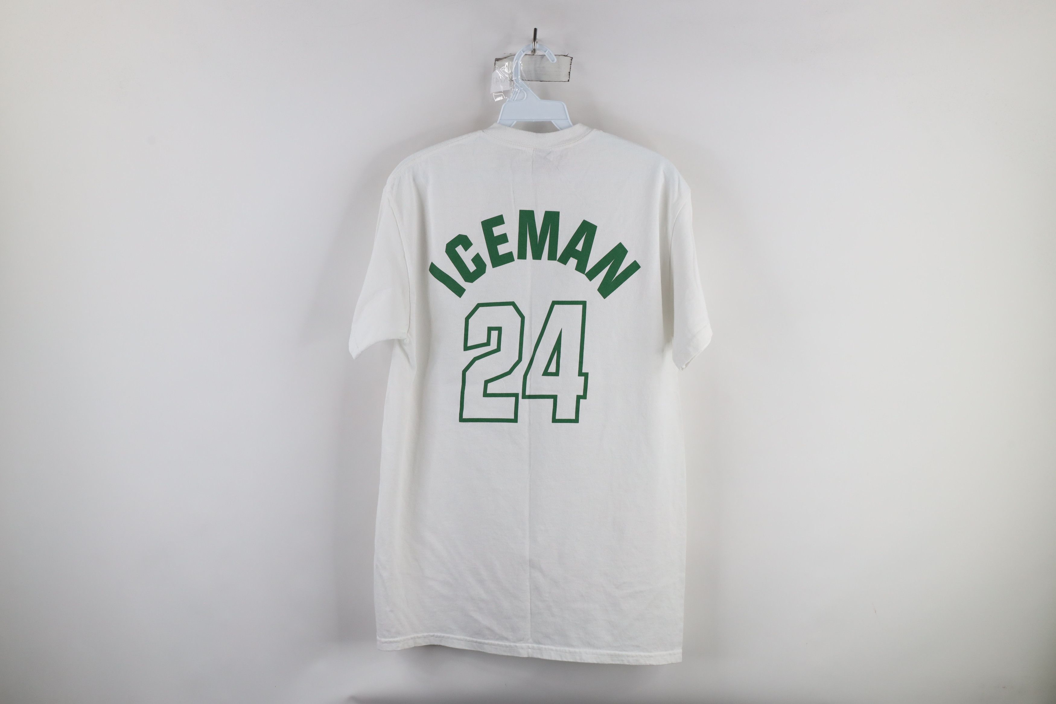 Vintage George Gervin Eastern Michigan University Basketball T-Shirt Size US M / EU 48-50 / 2 - 8 Thumbnail