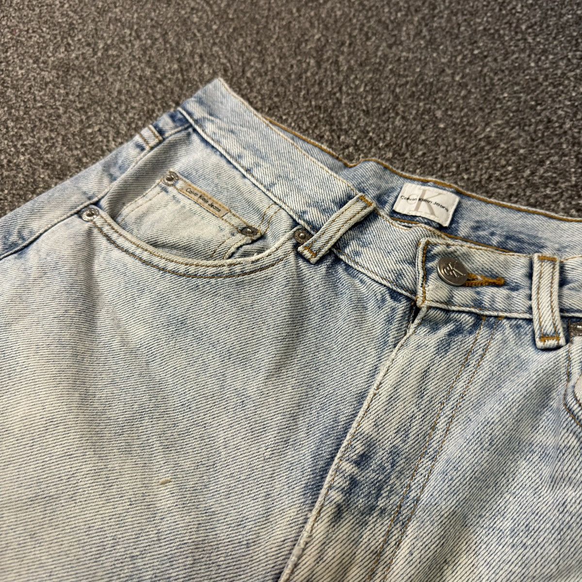 Calvin Klein 205W39NYC 🔥🔥 Original Calvin Klein Double Stone Wash Jeans Size US 29 - 11 Thumbnail