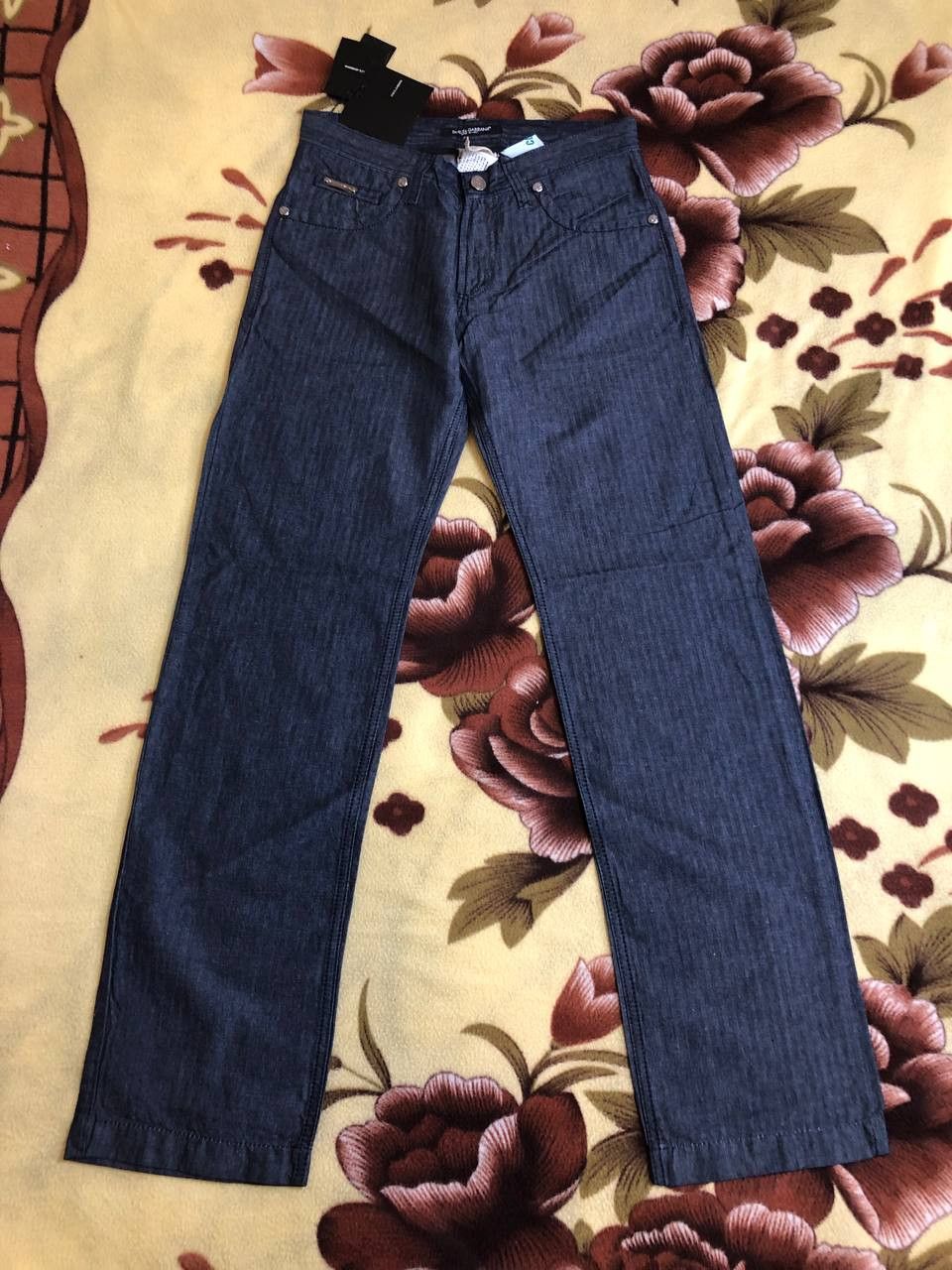 Dolce & Gabbana Dolce Gabbana D&G Mens Jeans Distressed Straight Pants Size US 33 - 15 Thumbnail