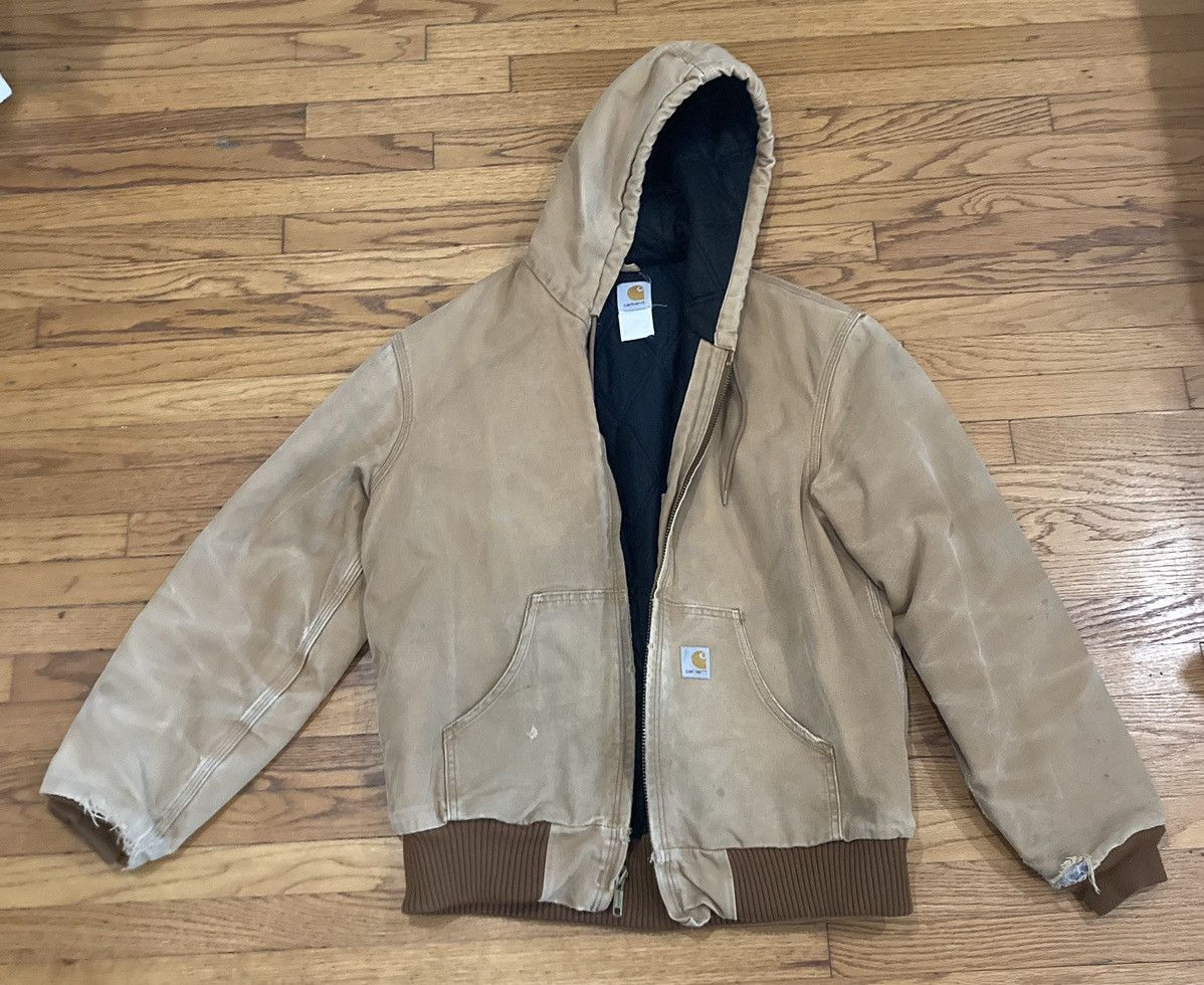 Vintage Beige Carhartt Canvas Jacket