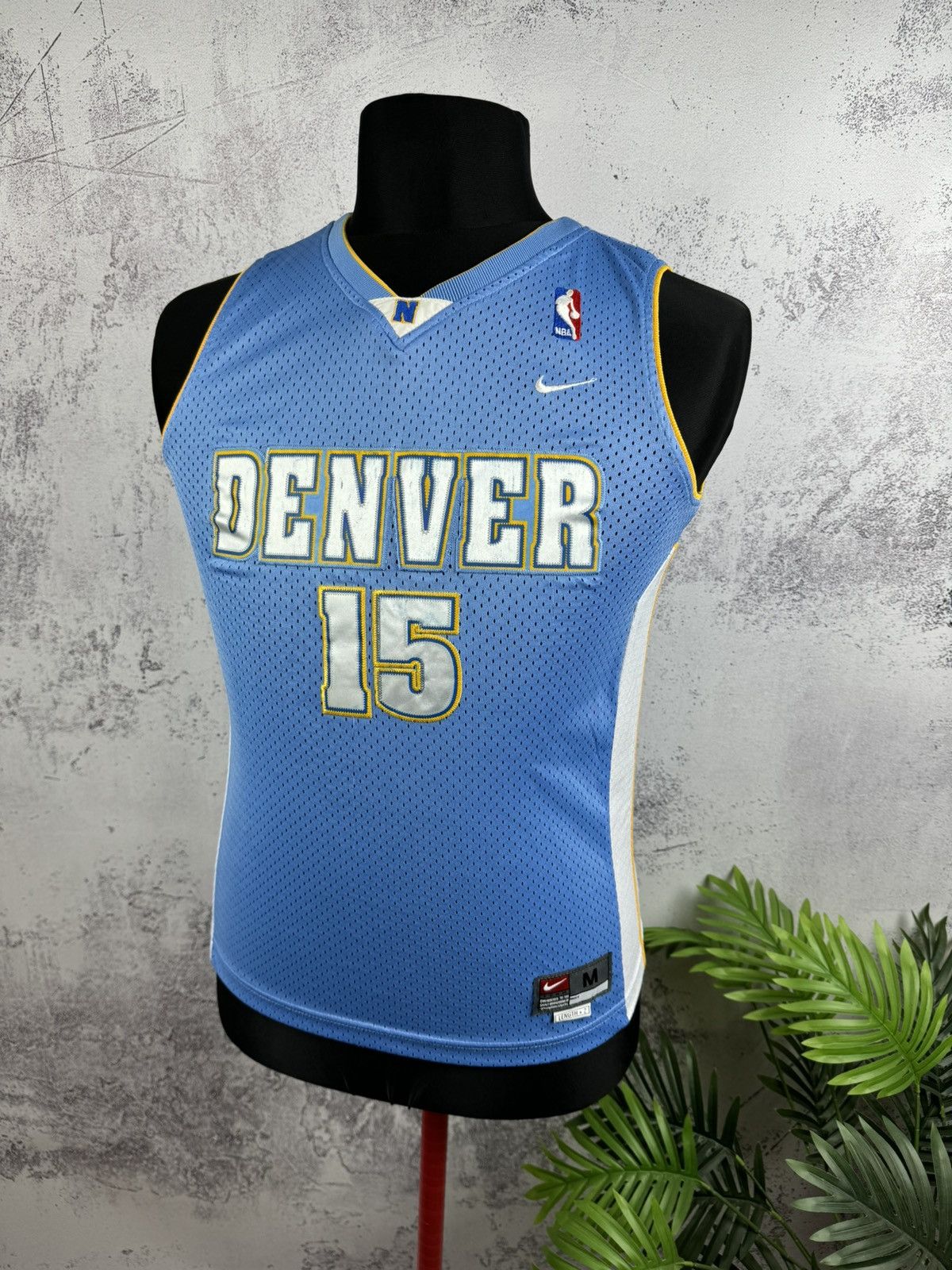 Y2K 2001 TEAM NIKE CARMELO ANTHONY DENVER 15 JERSEY