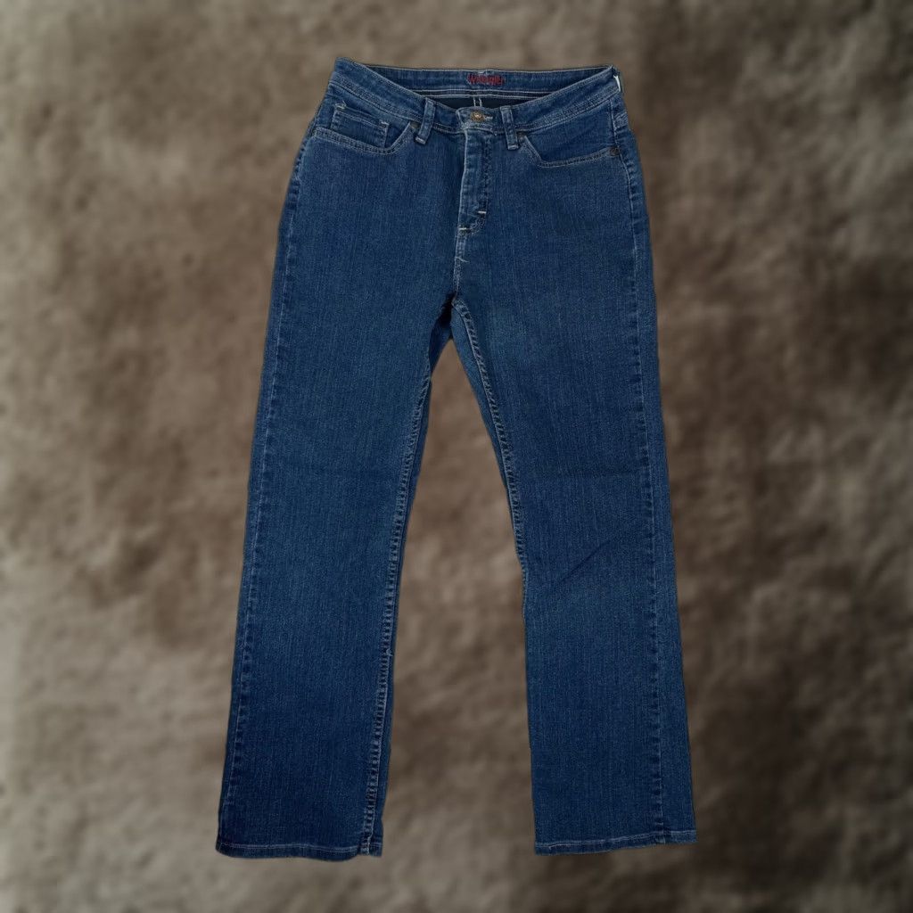 Wrangler Vintage Wrangler Jeans Womens Size 8 Boot Cut Stretch Blue Denim Mid Rise Y2K Size 30" / US 8 / IT 44 - 1 Thumbnail
