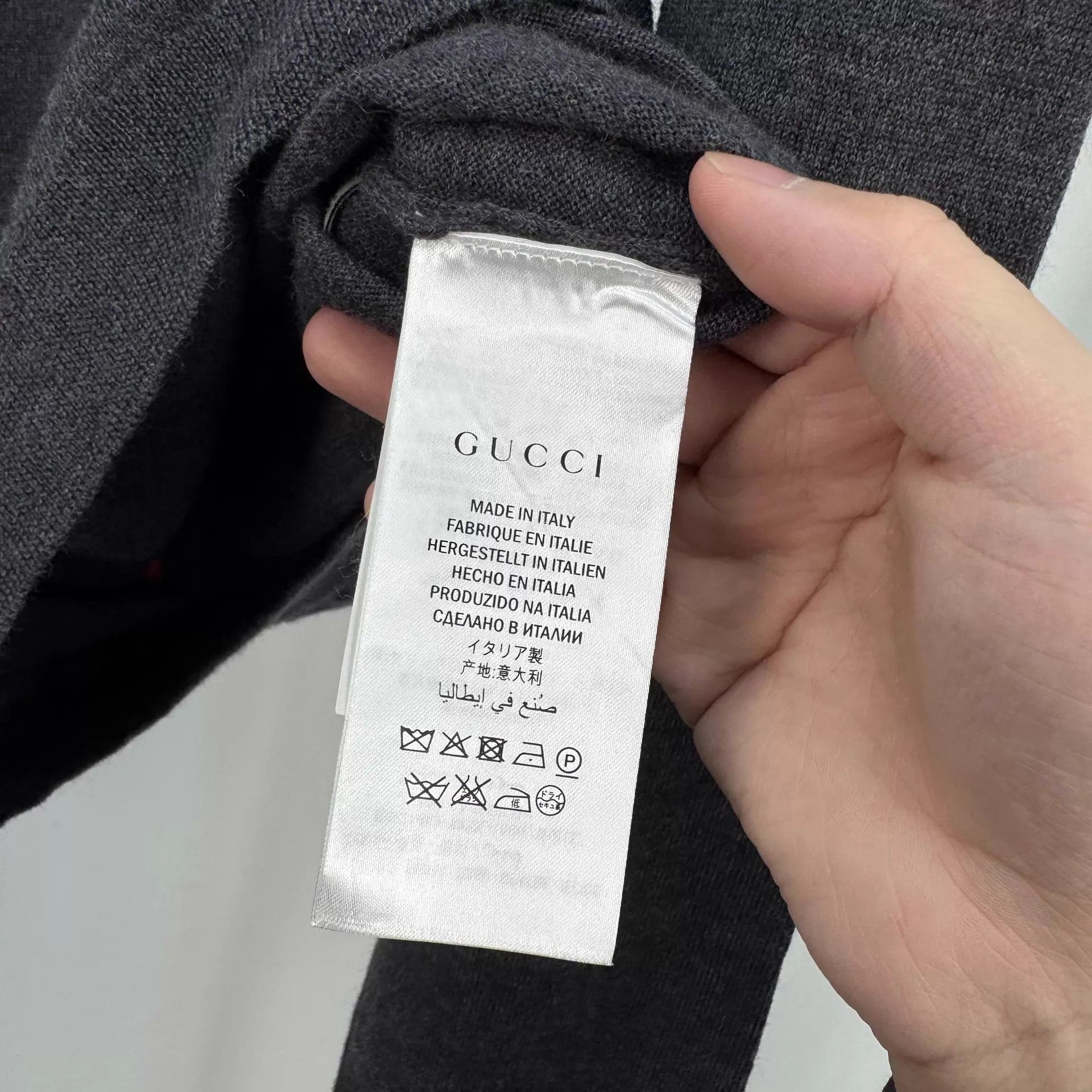 Gucci Gucci Stripe Webbing Wool Knit Cardigan S 99 New Size S / US 4 / IT 40 - 6 Thumbnail
