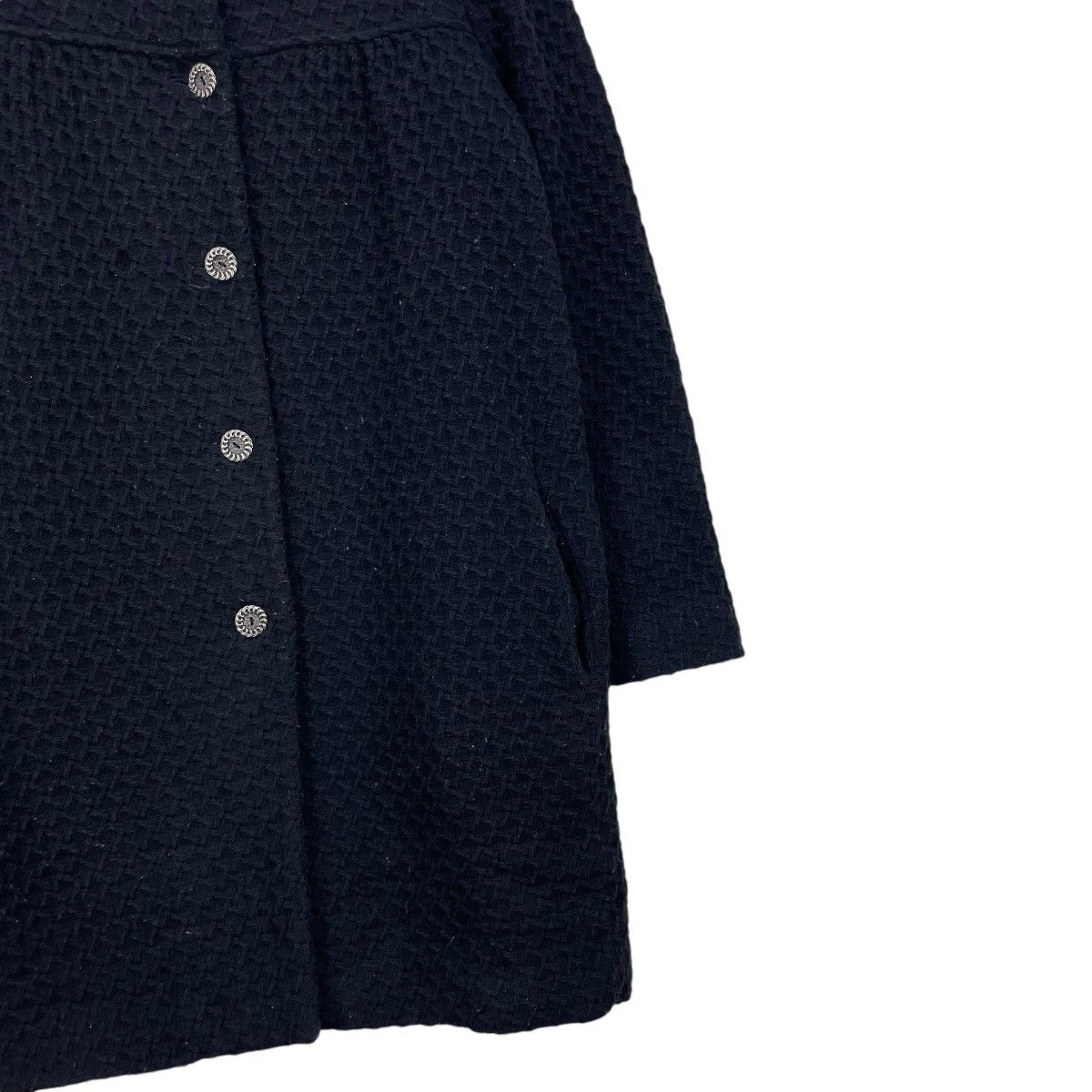 Aran Isles Knitwear Italian Designer Kristina Ti Tweed Jacket Size M / US 6-8 / IT 42-44 - 5 Thumbnail