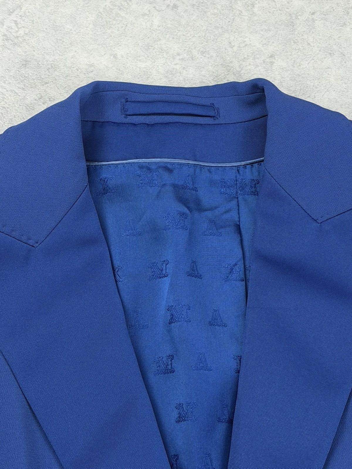 Max Mara Max Mara Blue Blazer Size 44 Italy Women’s Jacket Size M / US 6-8 / IT 42-44 - 6 Thumbnail