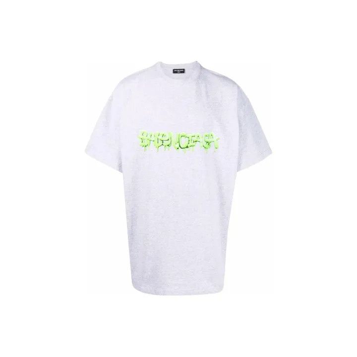 Balenciaga Balenciaga Graffiti Logo Print T-Shirt for Men Size US M / EU 48-50 / 2 - 1 Thumbnail