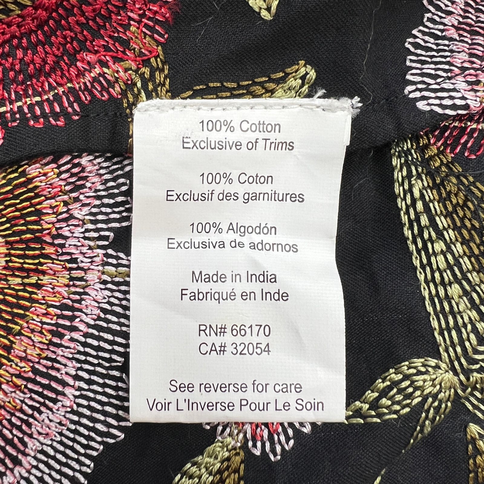 Anthropologie Anthropologie Karolina Black Embroidered Cut Out Dress Size XL / US 12-14 / IT 48-50 - 9 Thumbnail