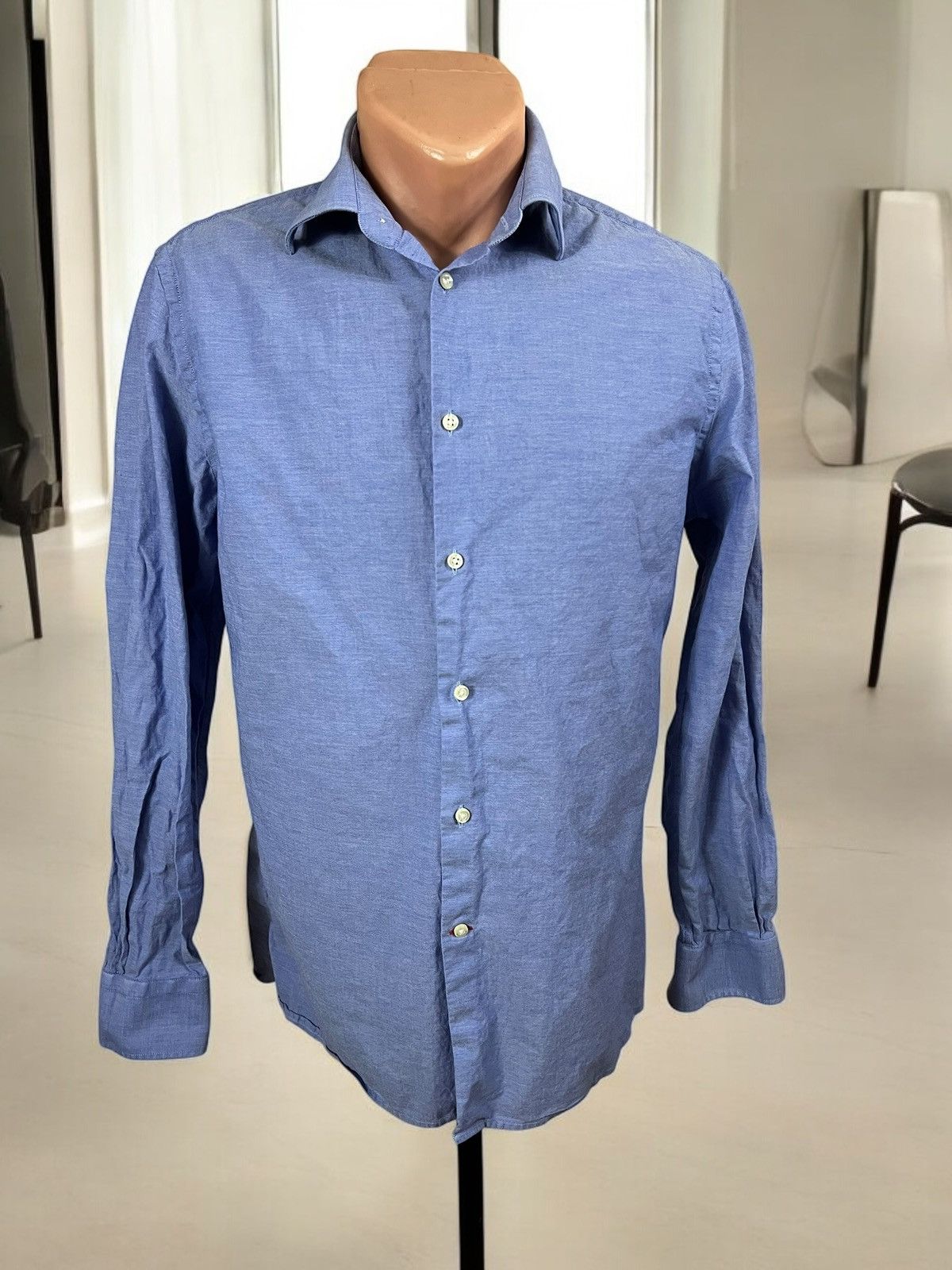 J.Lindeberg J.Lindeberg blue slim fit shirt size M Size US M / EU 48-50 / 2 - 1 Thumbnail