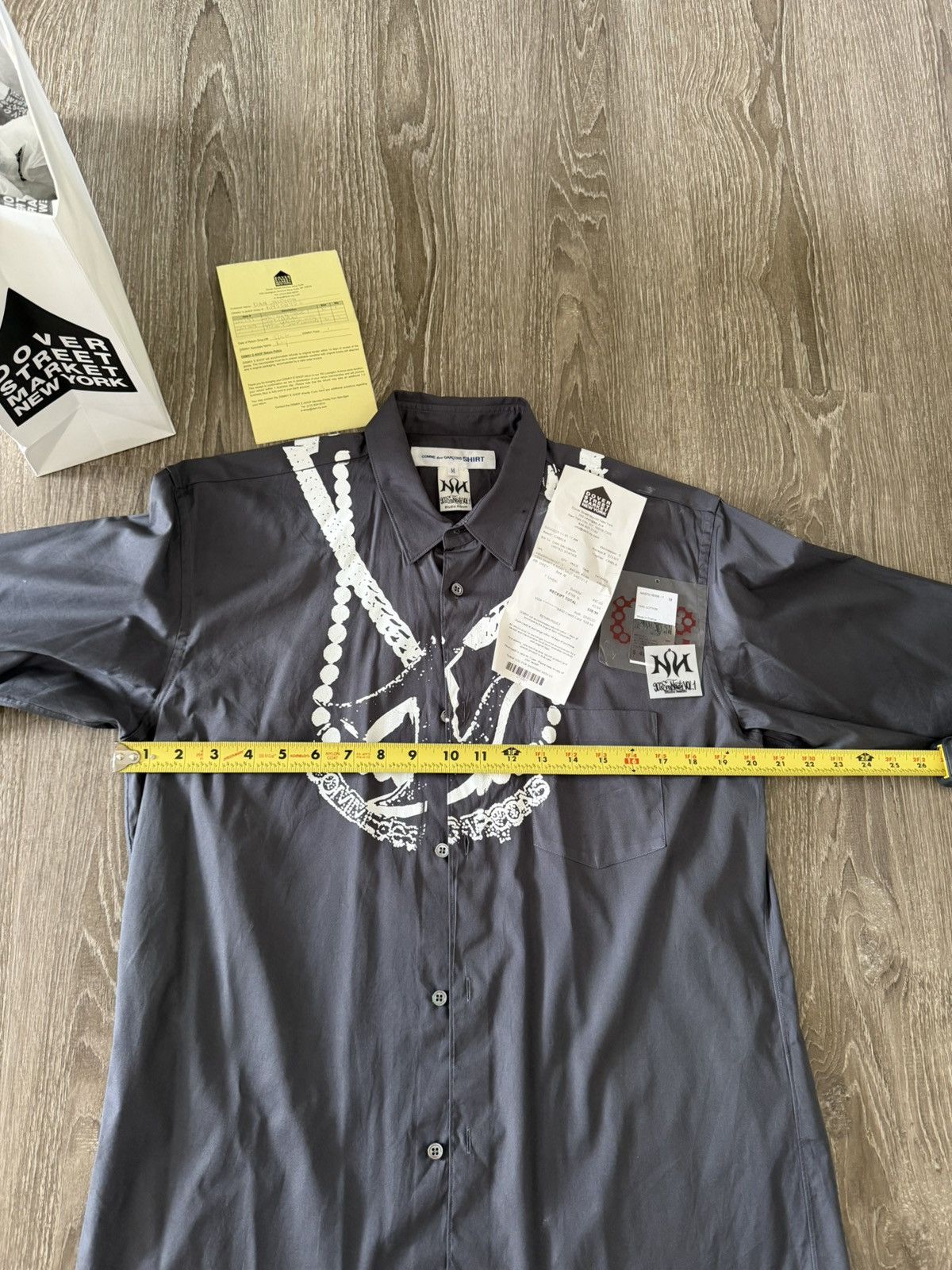 Comme des Garcons CDG x ASAP Nast Button Down Shirt M | DSM | Hand Painted Size US M / EU 48-50 / 2 - 6 Thumbnail