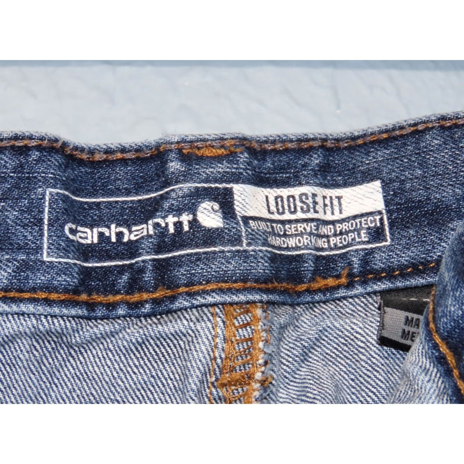 Carhartt VINTAGE Carhartt BD4941-M Loose Fit Carpenter Jeans 38x30 Men Blue Denim Size US 38 / EU 54 - 7 Thumbnail