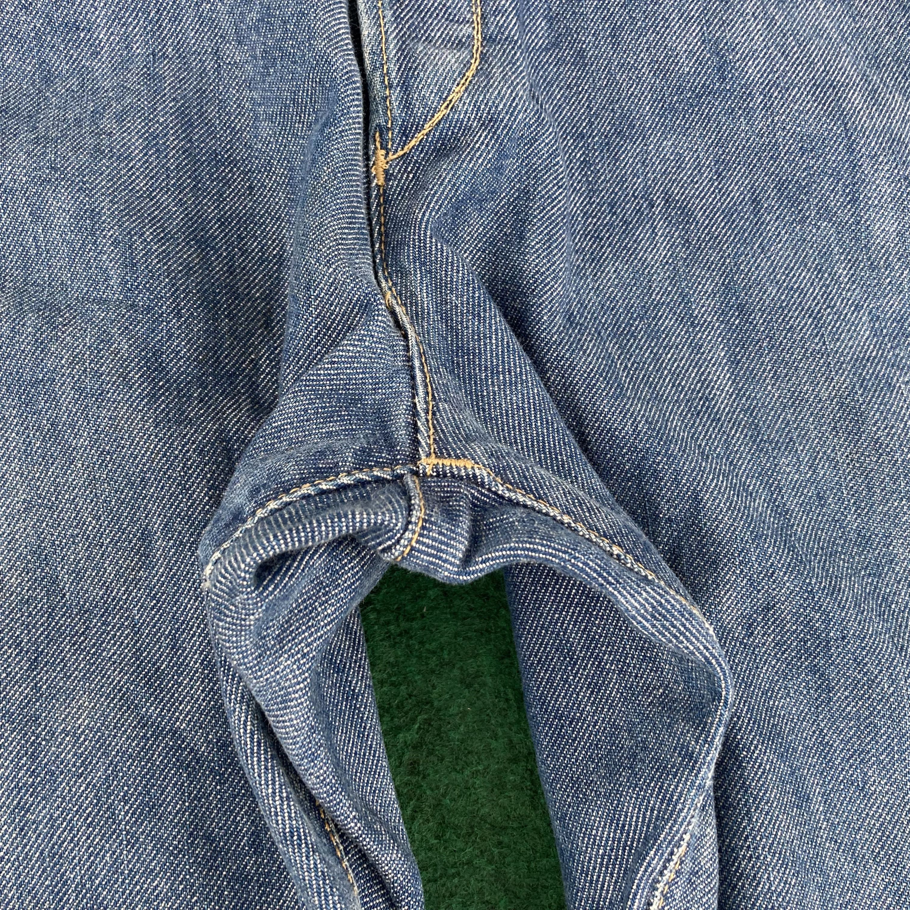 Japanese Brand × Levi's × Vintage Vtg Levis Engineered Kimura Denim Sz 30 Button Jeans Size US 30 / EU 46 - 4 Thumbnail