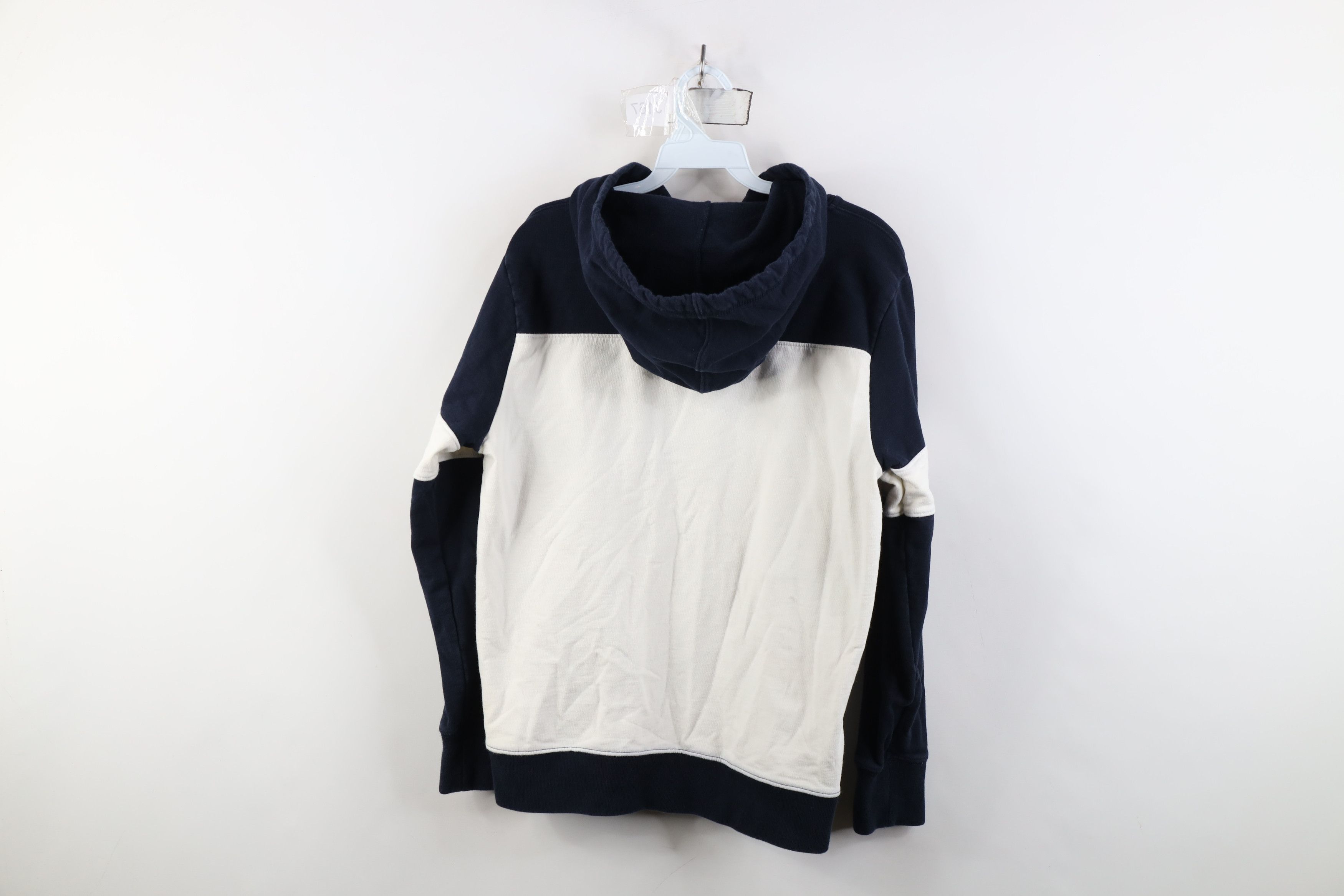 J.Crew J Crew Striped Color Block French Terry Full Zip Hoodie Blue Size L / US 10 / IT 46 - 11 Thumbnail