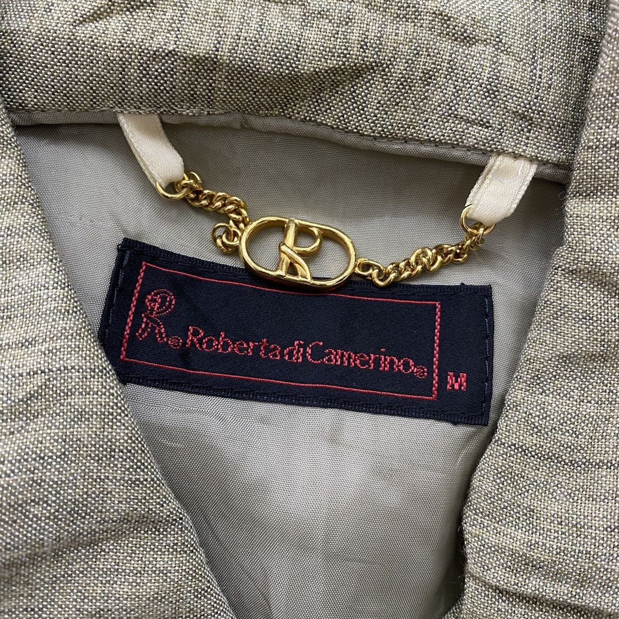 Roberta di Camerino ROBERTA di CAMERINO Embroidered Logo Button Up Collar Coat Size US M / EU 48-50 / 2 - 3 Thumbnail