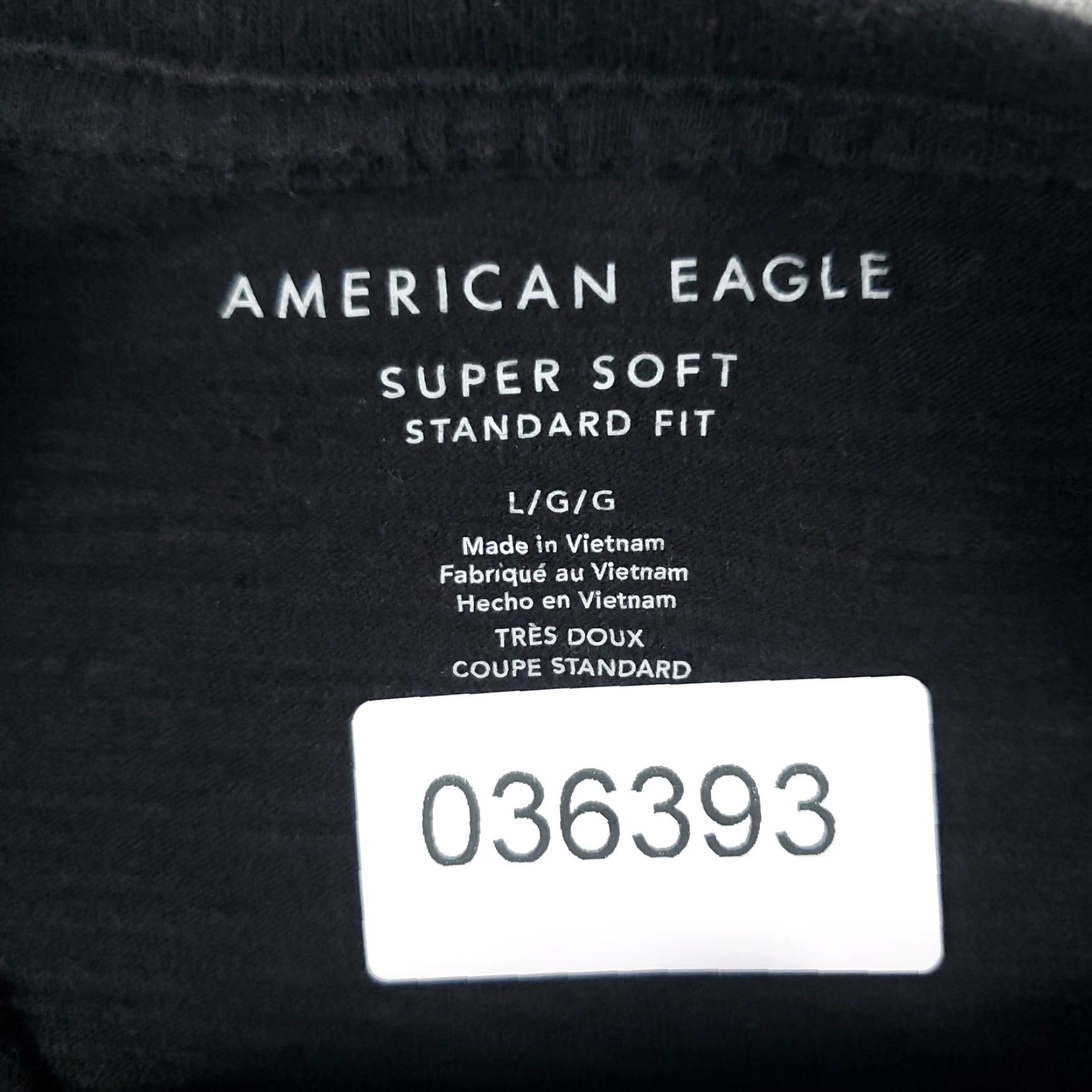 American Eagle Outfitters AMERICAN EAGLE OUTFITTERS T Shirt Mens Large Black Casual Short Sleeve Crew Ne; Color Black; Size L; Classic Modern Sports American; Mens Size US L / EU 52-54 / 3 - 7 Thumbnail