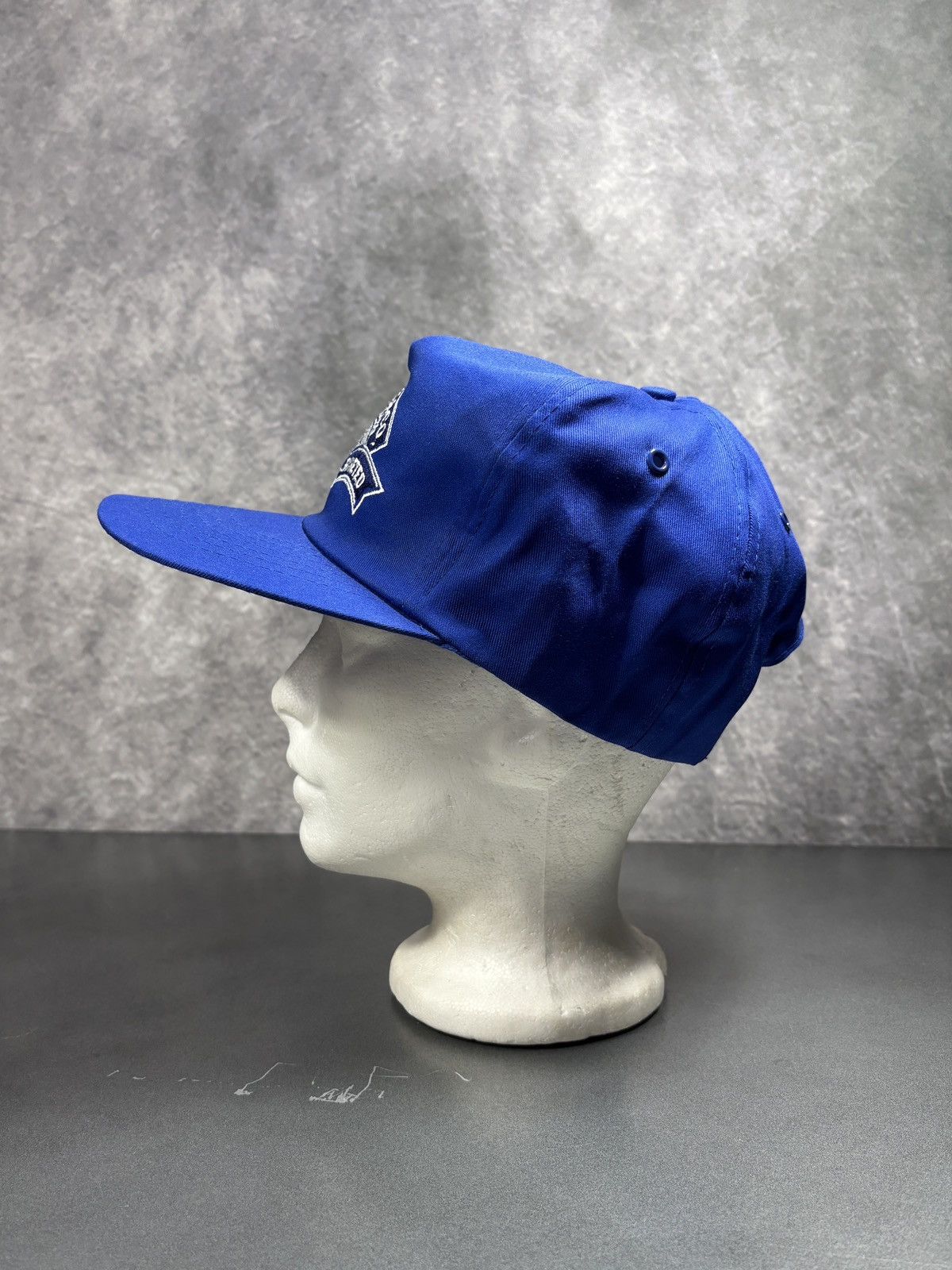 Levi's Vintage Levi's Baseball Hat Blue Snapback 1980s 1990s Jeans Size ONE SIZE - 10 Thumbnail
