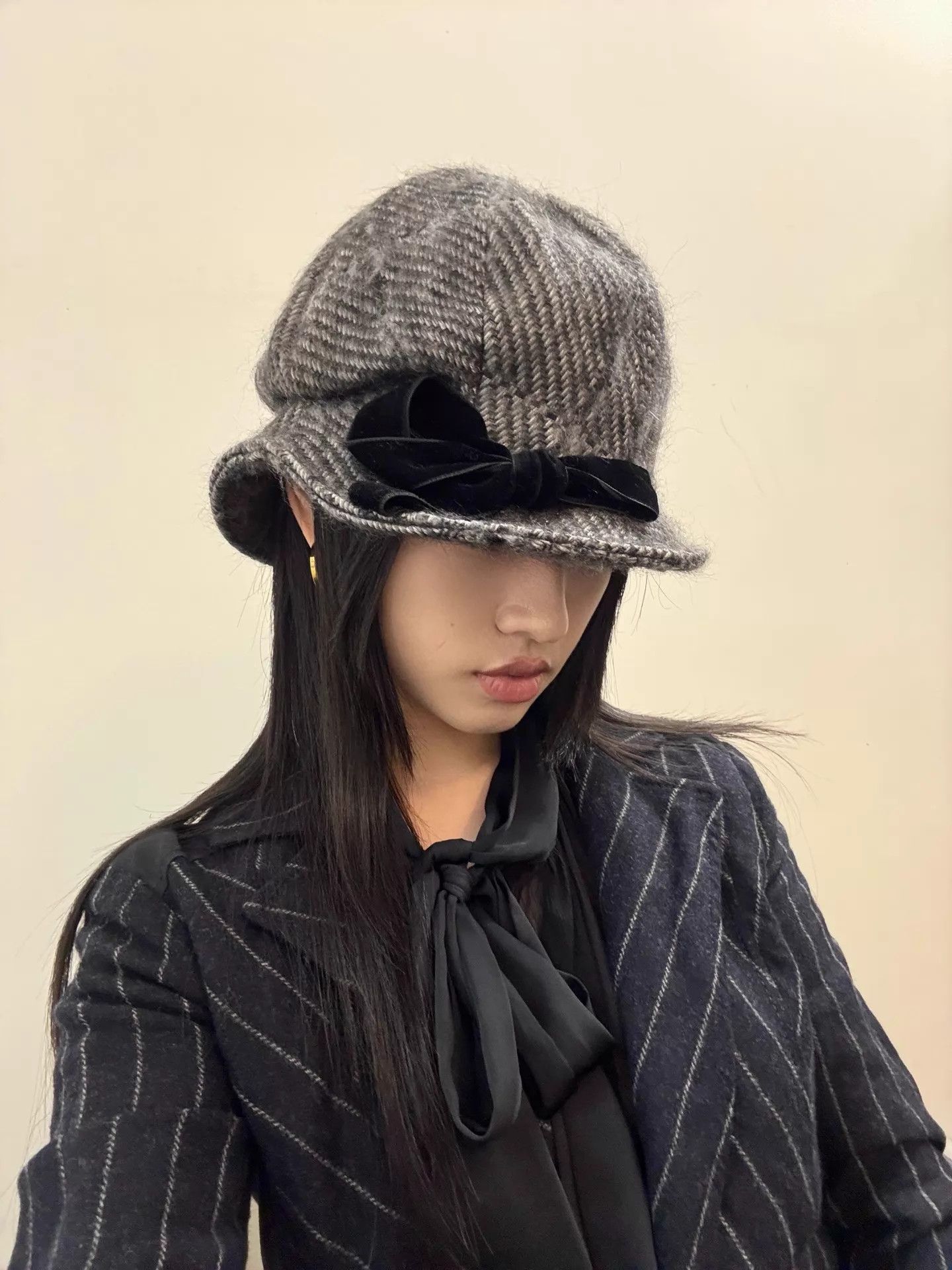 CA4LA Vintage Ca4la Houndstooth Wool Beret Size ONE SIZE - 9 Thumbnail